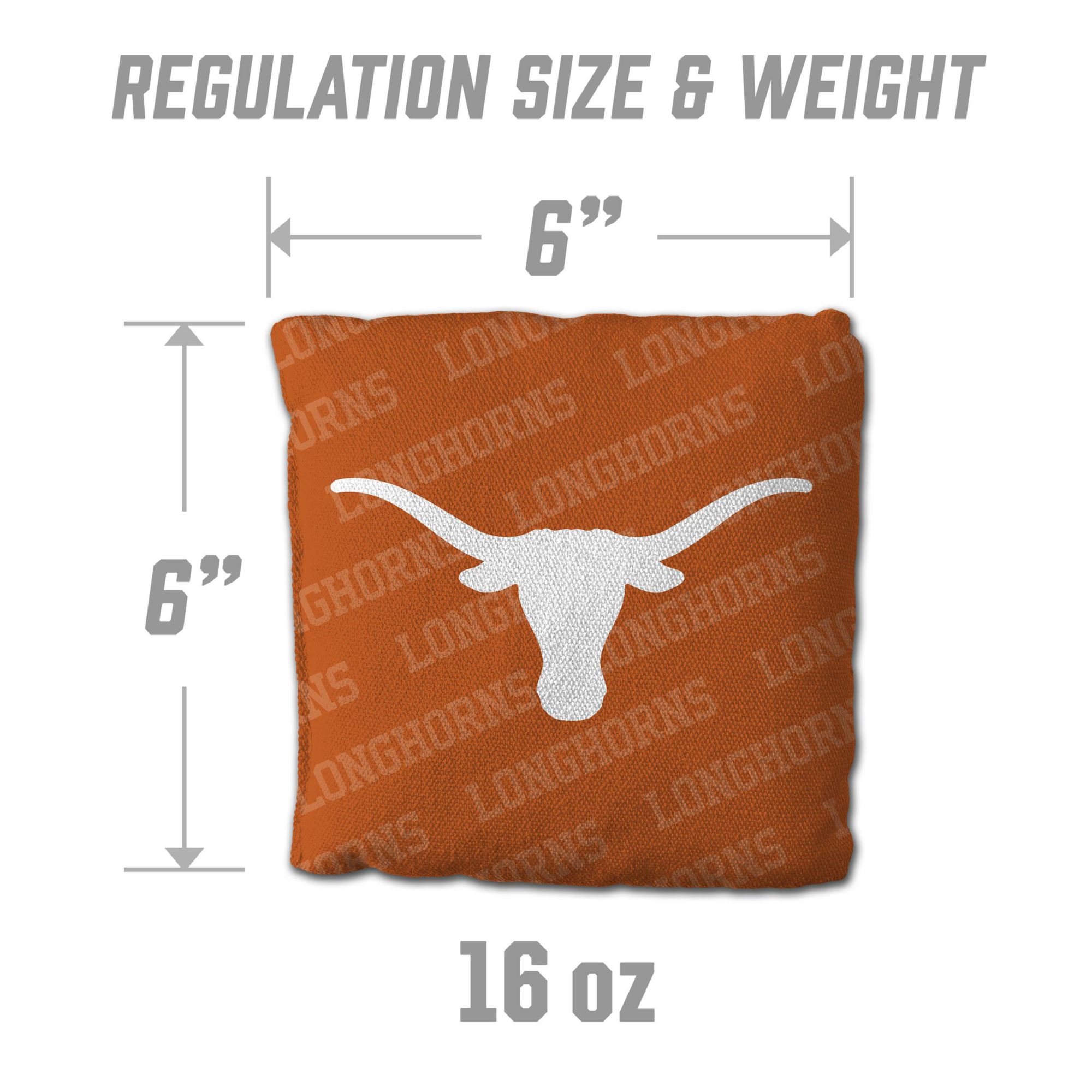 YouTheFan Texas Longhorns Orange 4-Pack Cornhole Bean Bag Set product image