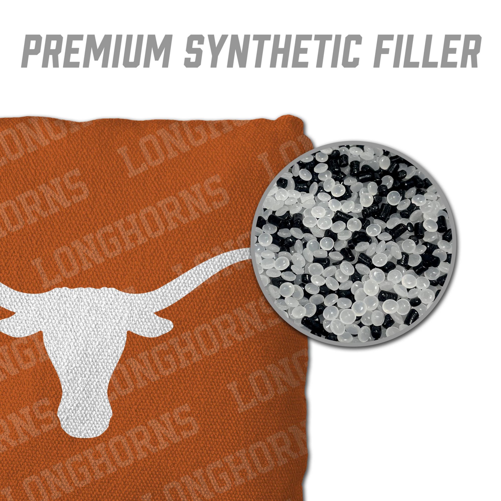 YouTheFan Texas Longhorns Orange 4-Pack Cornhole Bean Bag Set product image