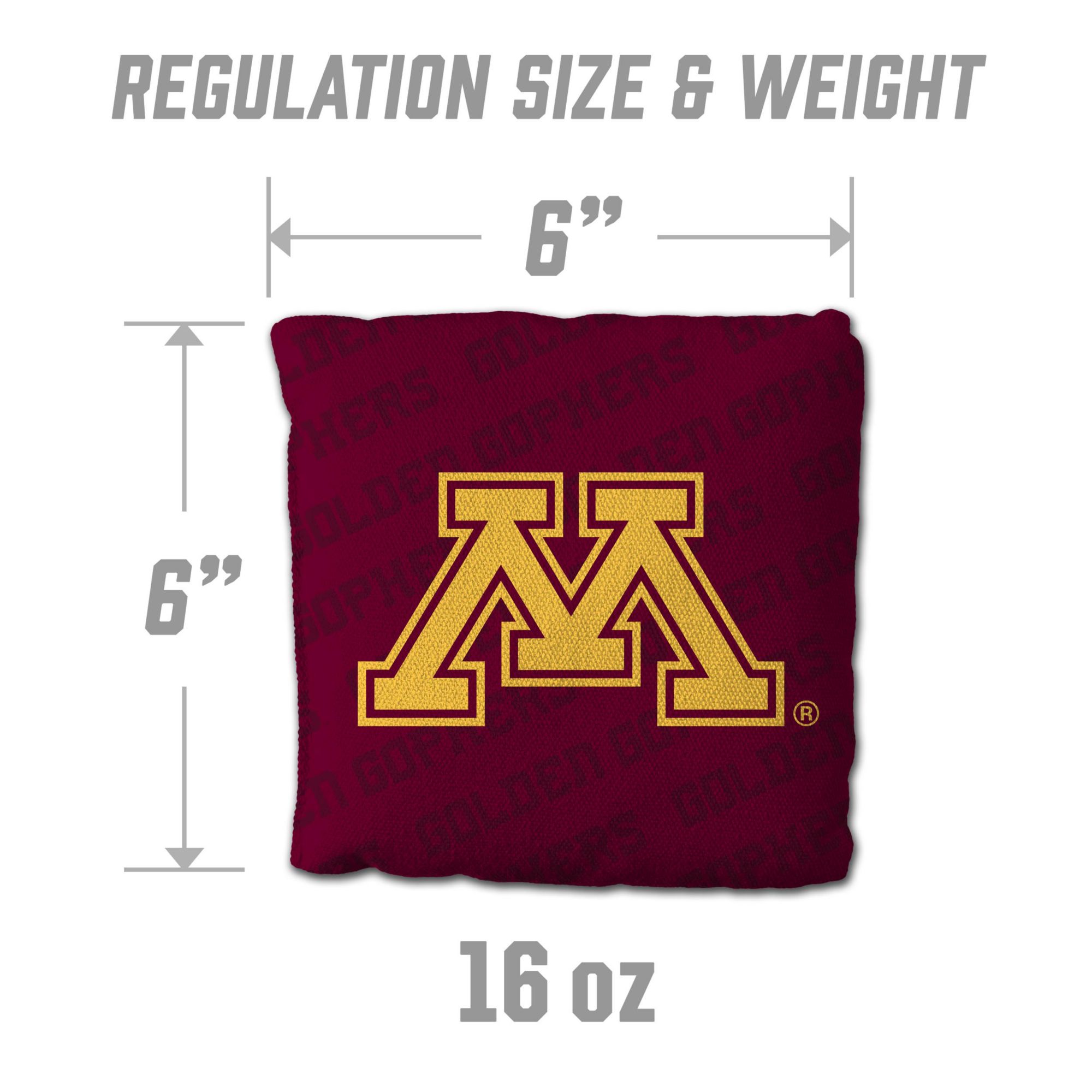 YouTheFan Minnesota Golden Gophers Maroon 4-Pack Cornhole Bean Bag Set product image