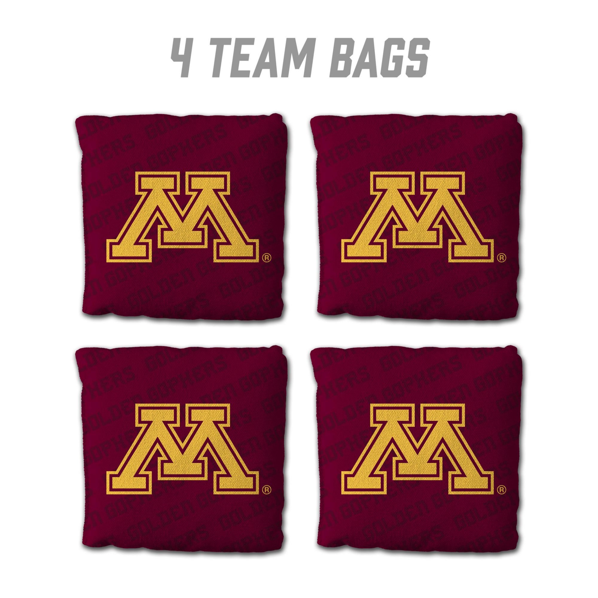 YouTheFan Minnesota Golden Gophers Maroon 4-Pack Cornhole Bean Bag Set product image