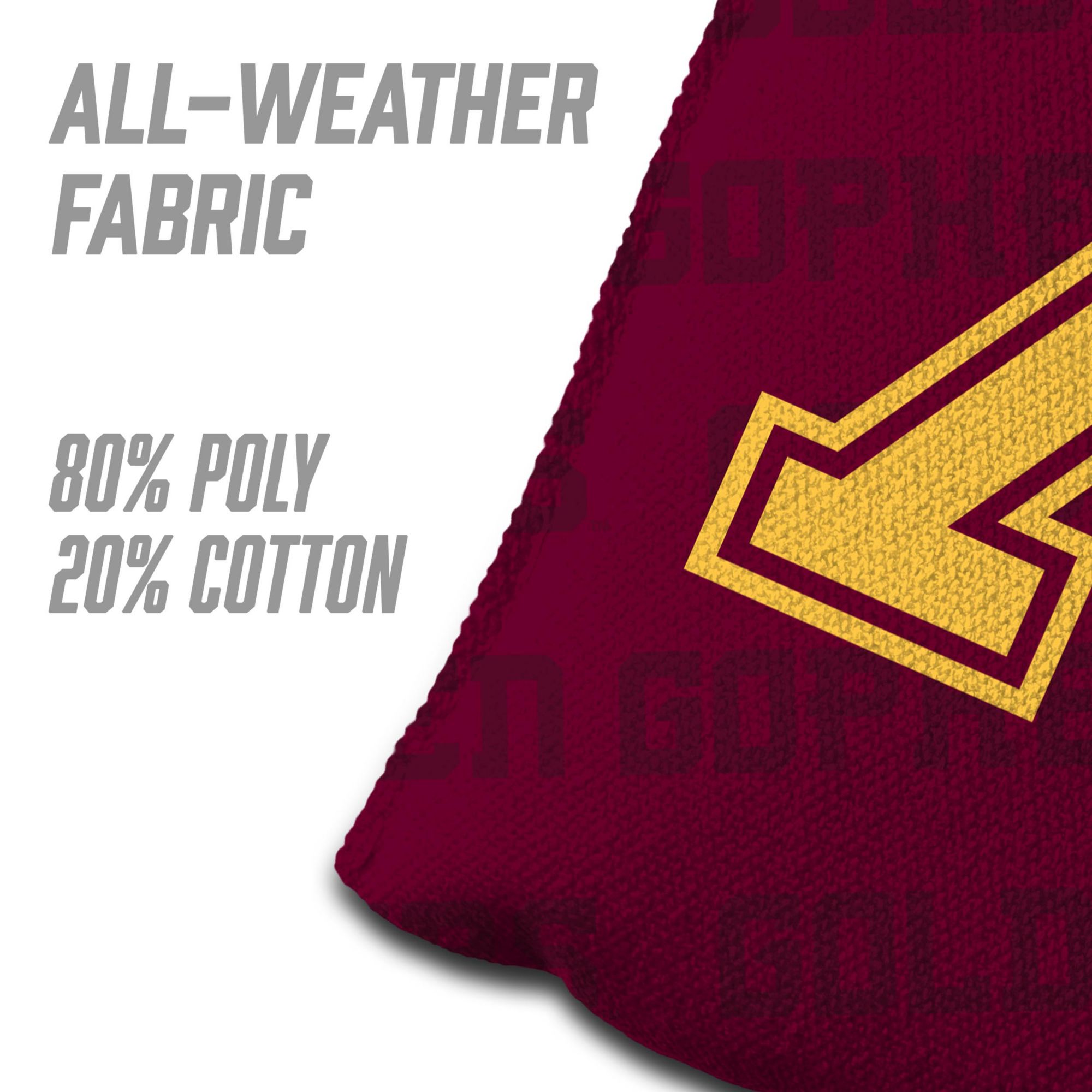 YouTheFan Minnesota Golden Gophers Maroon 4-Pack Cornhole Bean Bag Set product image