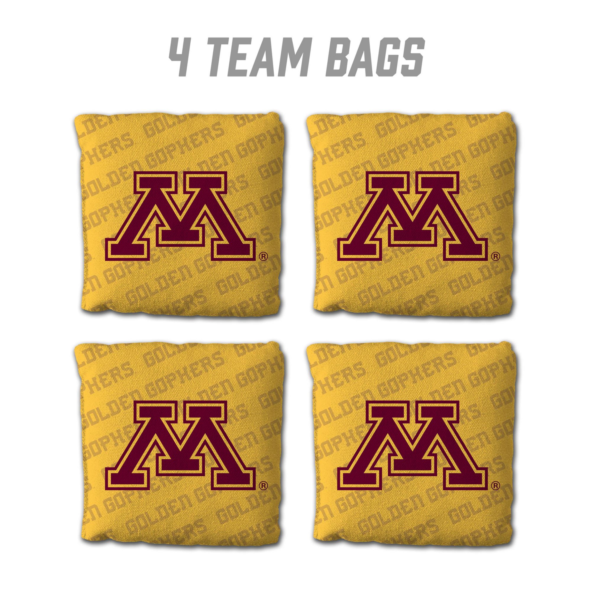 YouTheFan Minnesota Golden Gophers Yellow 4-Pack Cornhole Bean Bag Set product image