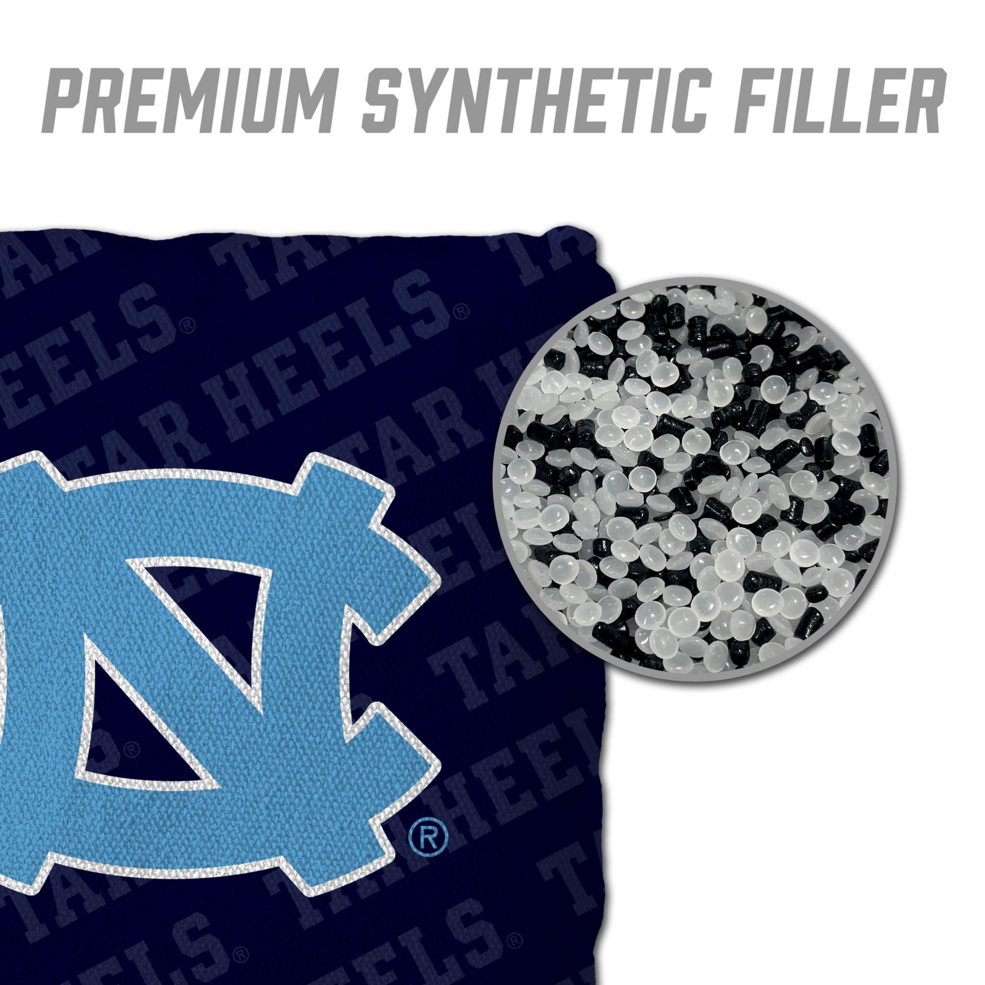 YouTheFan North Carolina Tar Heels Blue 4-Pack Cornhole Bean Bag Set product image