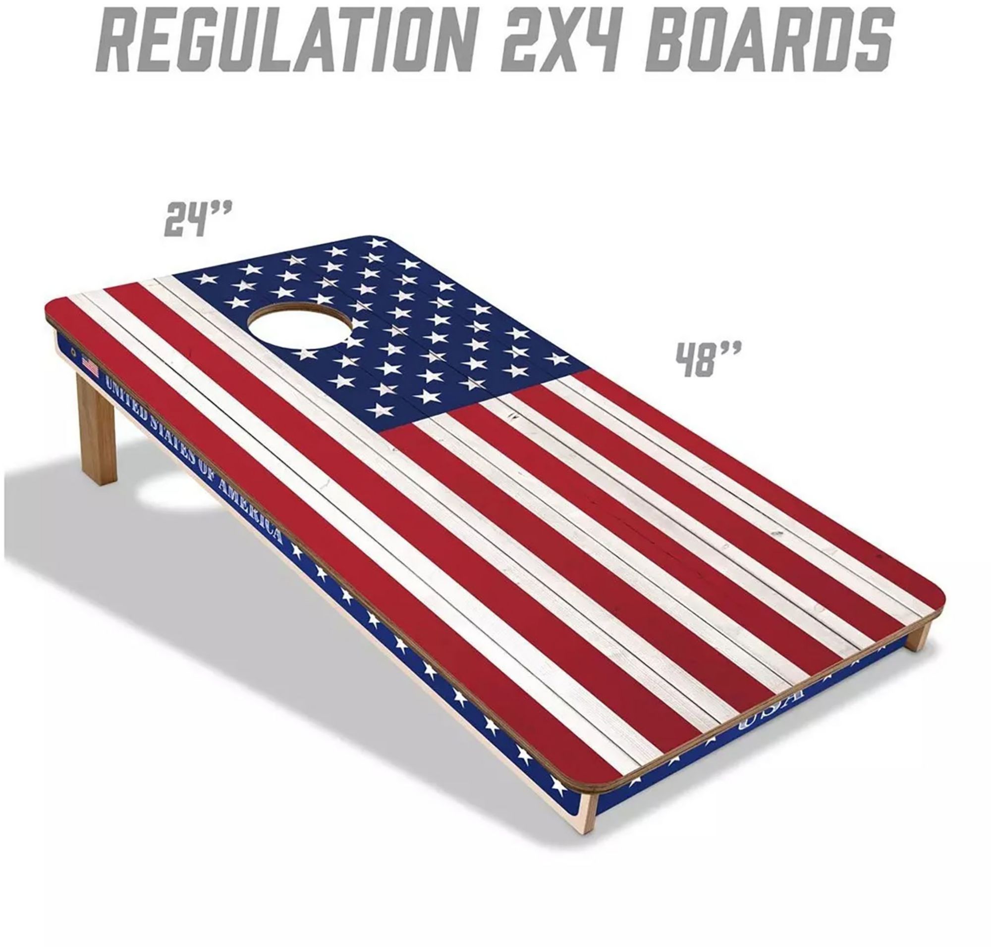 You The Fan USA Flag 2x4 Cornhole Board product image