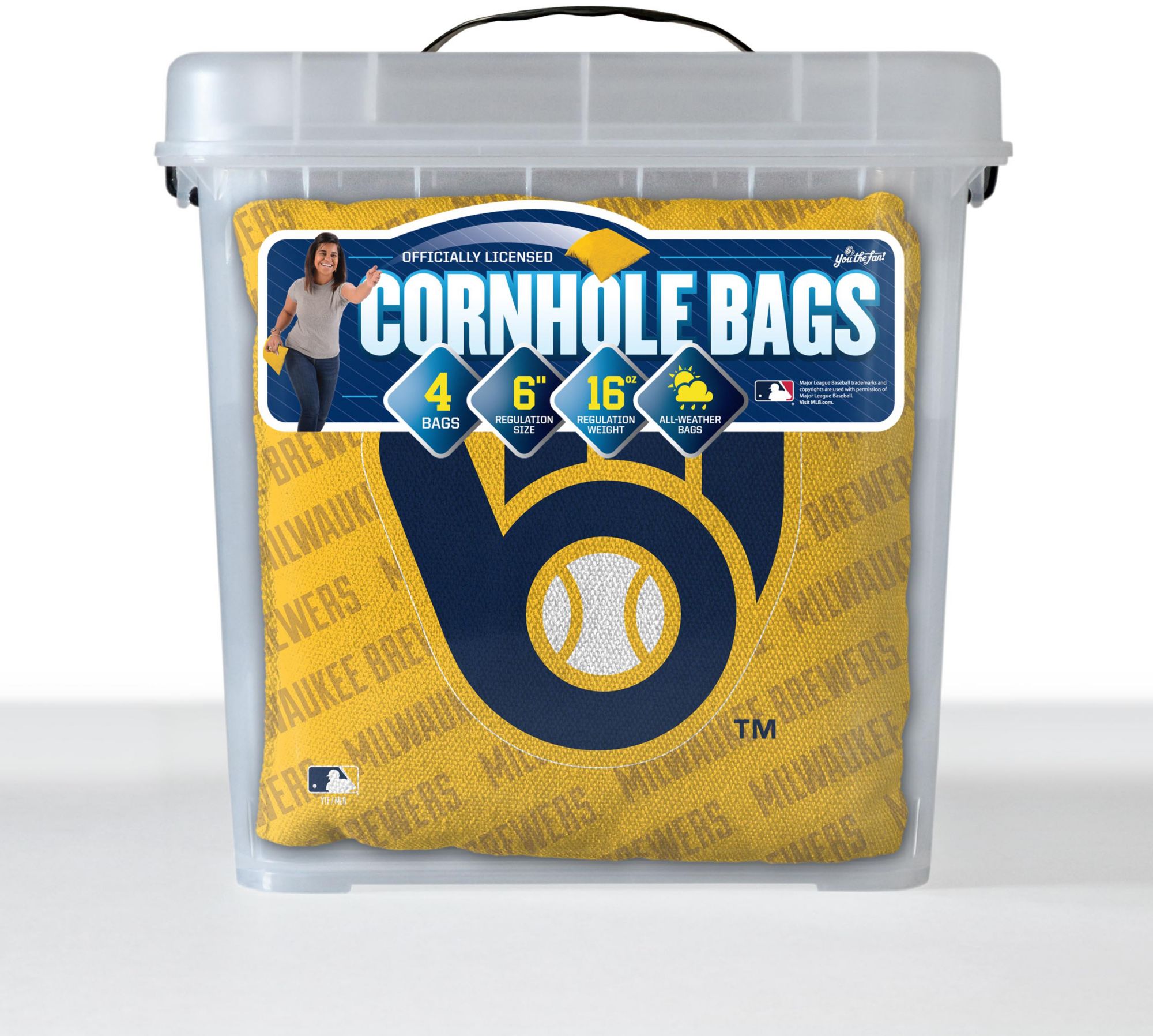 YouTheFan Milwaukee Brewers Cornhole Bean Bags product image