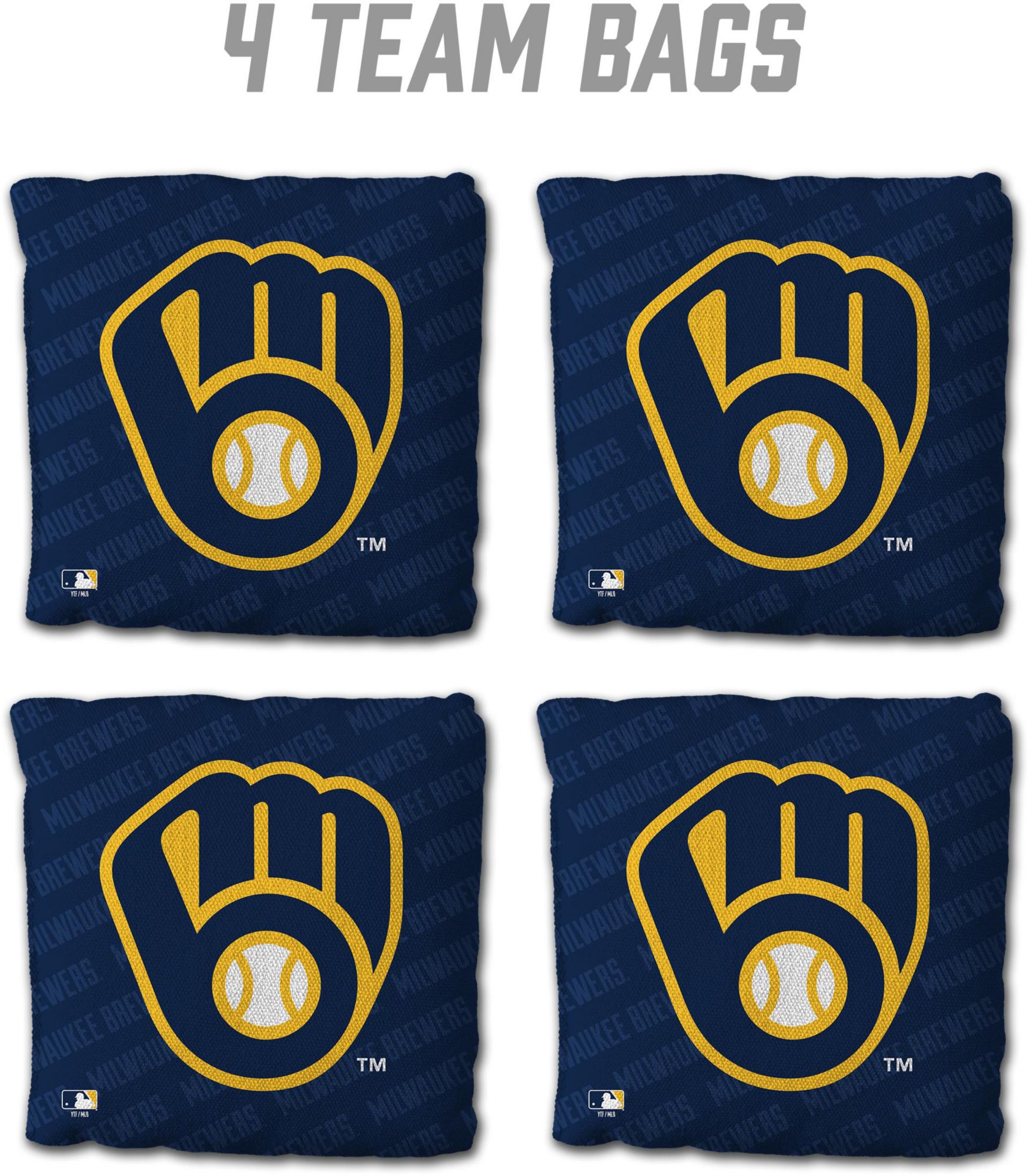 YouTheFan Milwaukee Brewers Cornhole Bean Bags product image