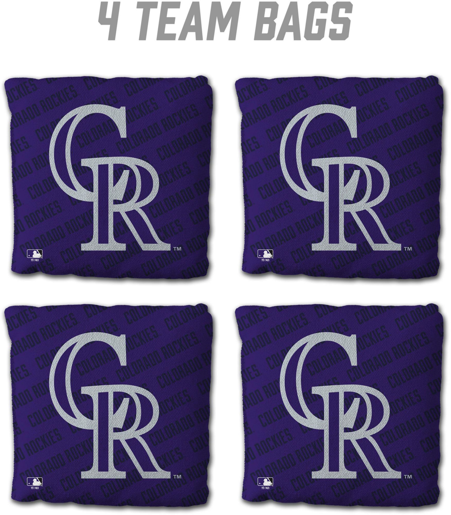 YouTheFan Colorado Rockies Cornhole Bean Bags product image
