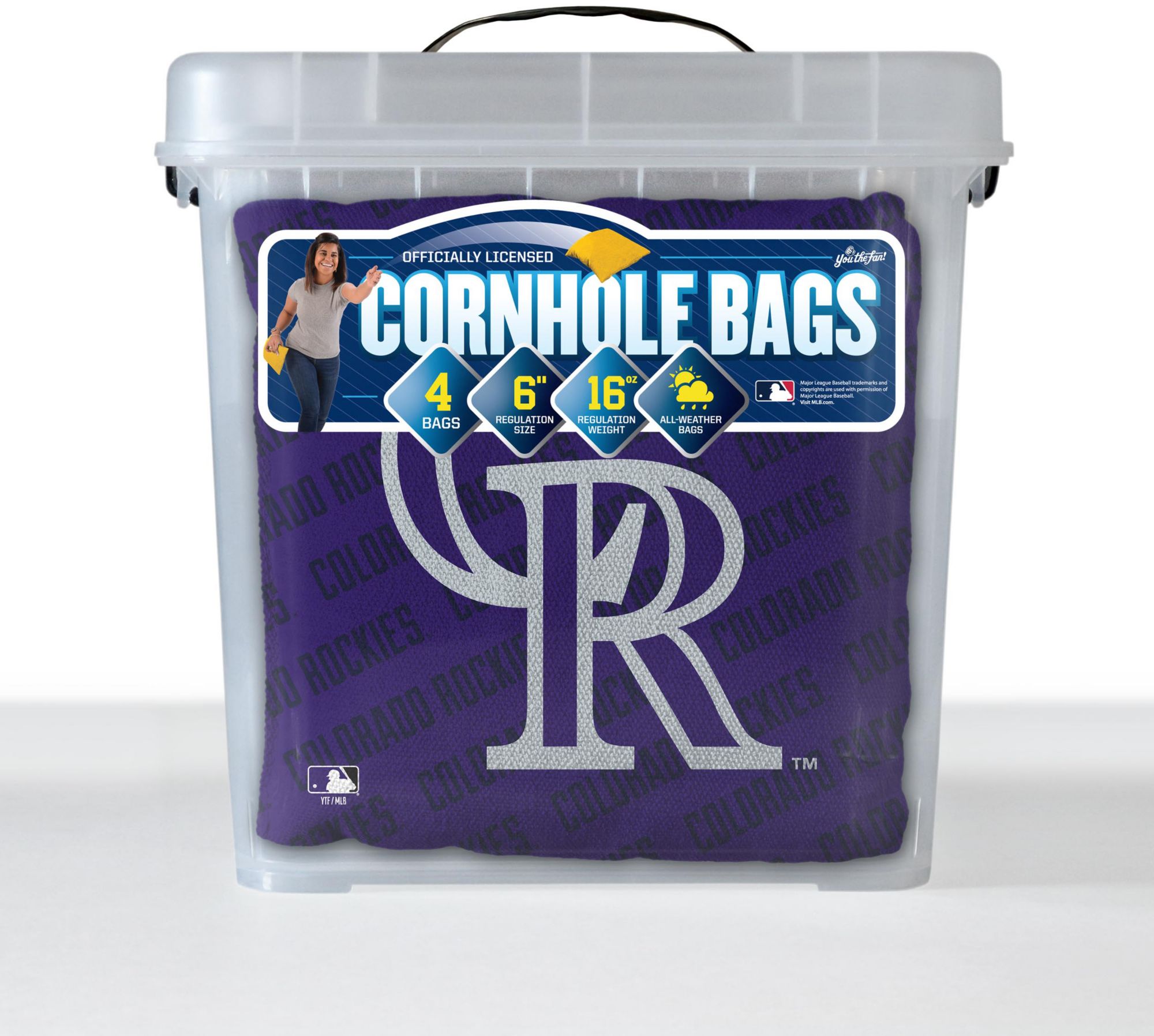 YouTheFan Colorado Rockies Cornhole Bean Bags product image