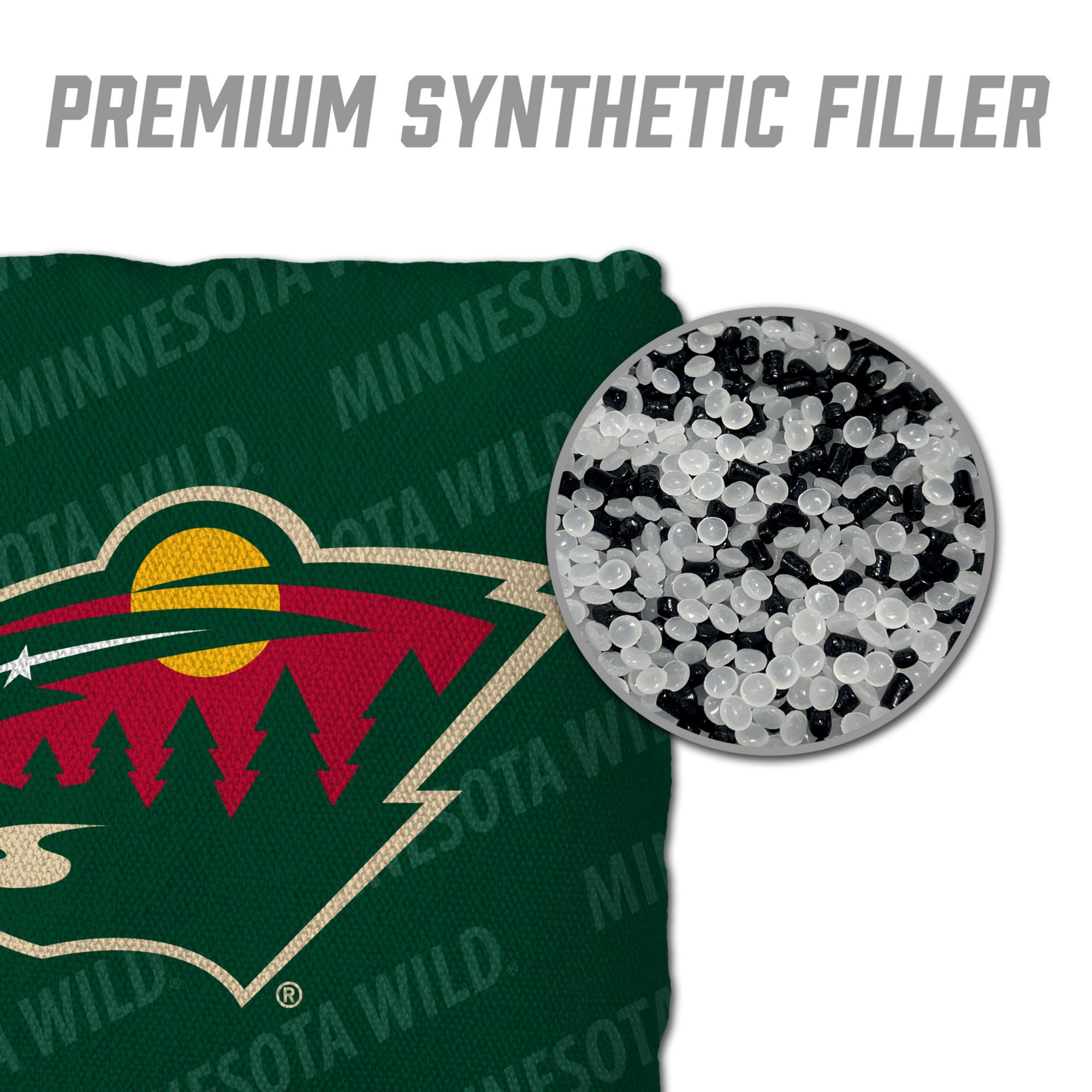 YouTheFan Minnesota Wild Green 4-Pack Cornhole Bean Bag Set product image