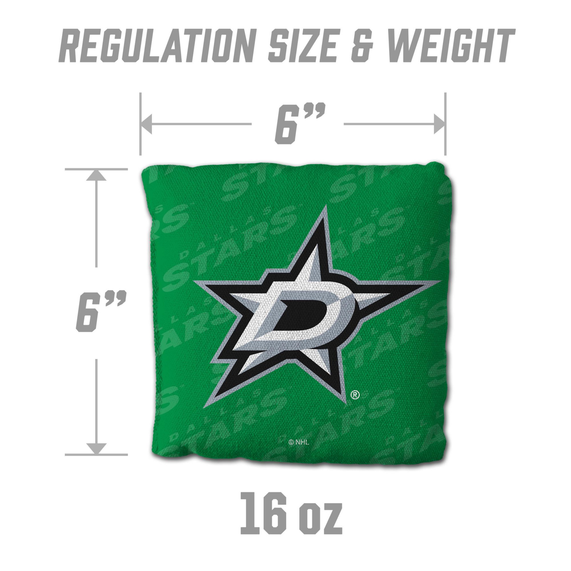 YouTheFan Dallas Stars Green 4-Pack Cornhole Bean Bag Set product image