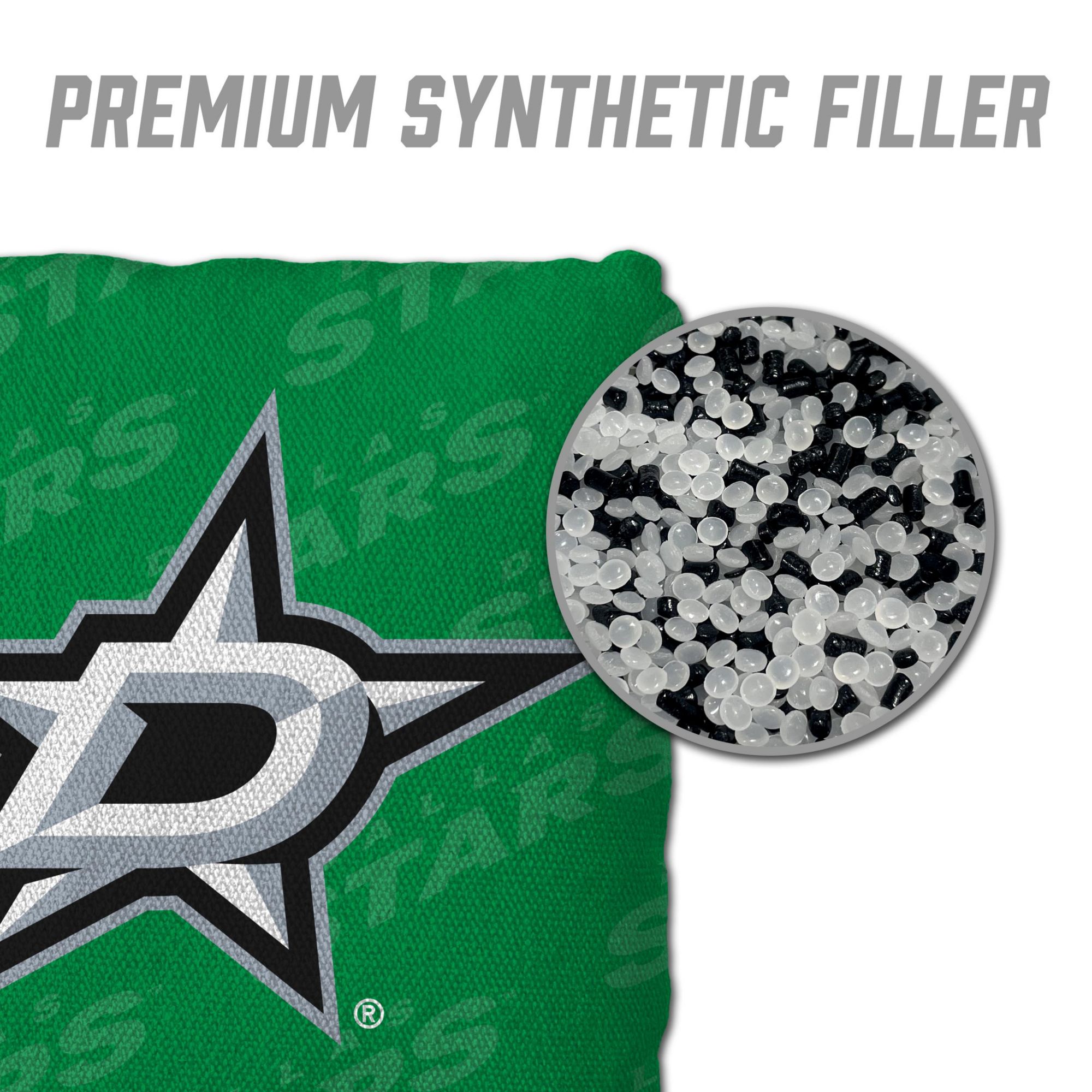 YouTheFan Dallas Stars Green 4-Pack Cornhole Bean Bag Set product image