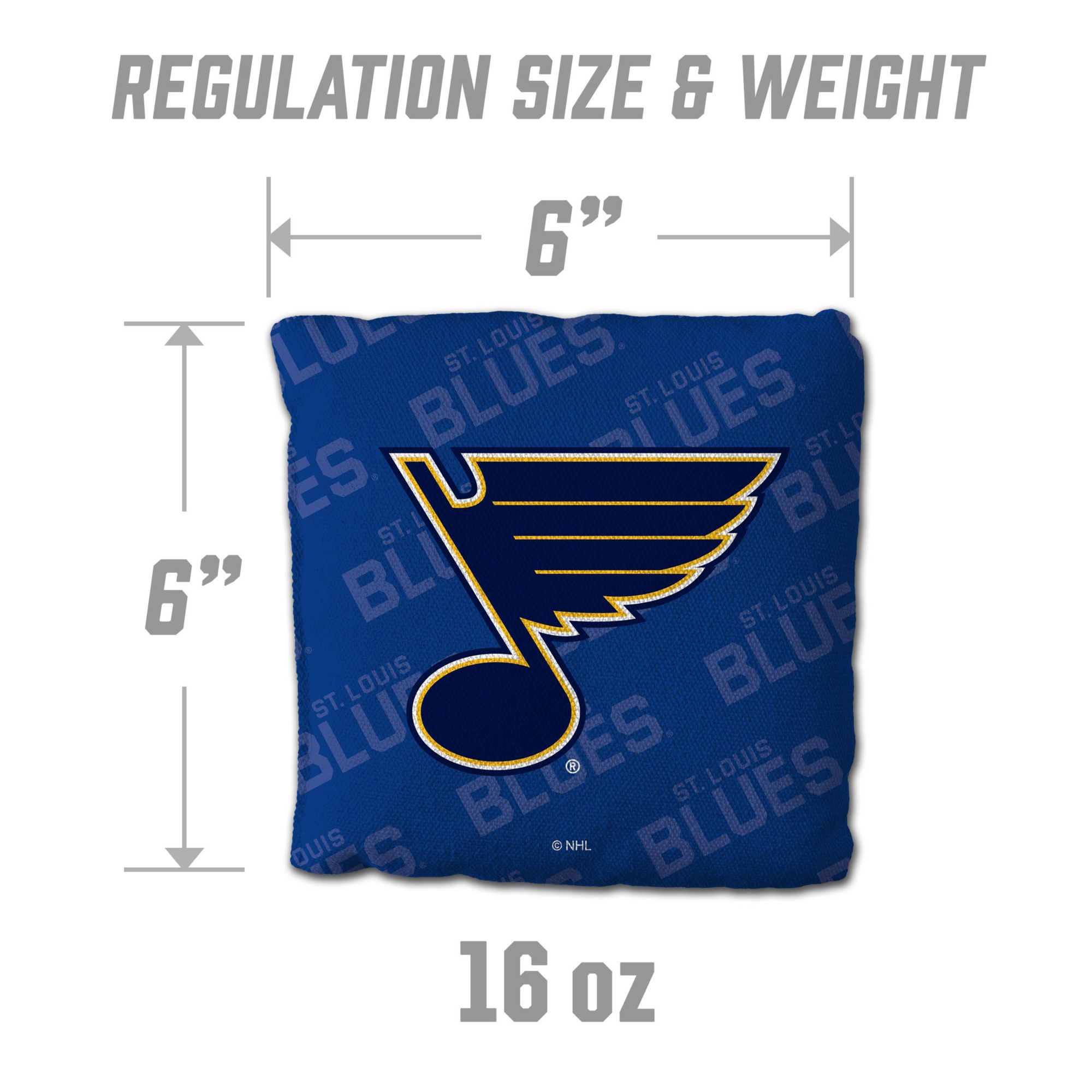 YouTheFan St. Louis Blues Blue 4-Pack Cornhole Bean Bag Set product image