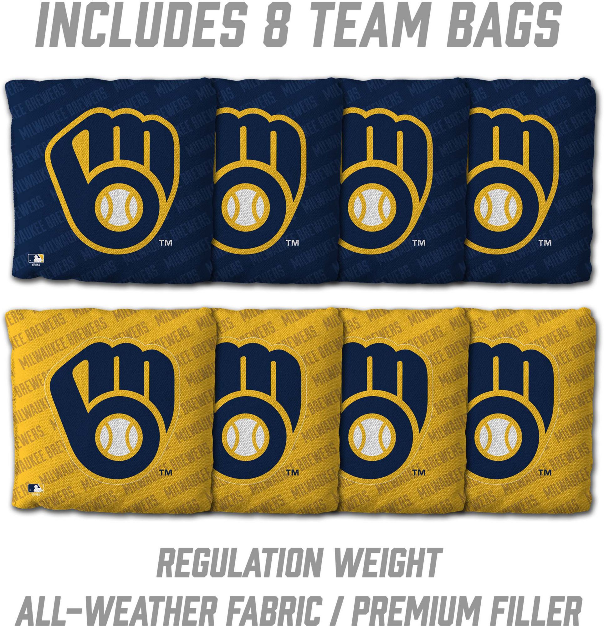 YouTheFan Milwaukee Brewers 2' x 3' Cornhole Boards product image