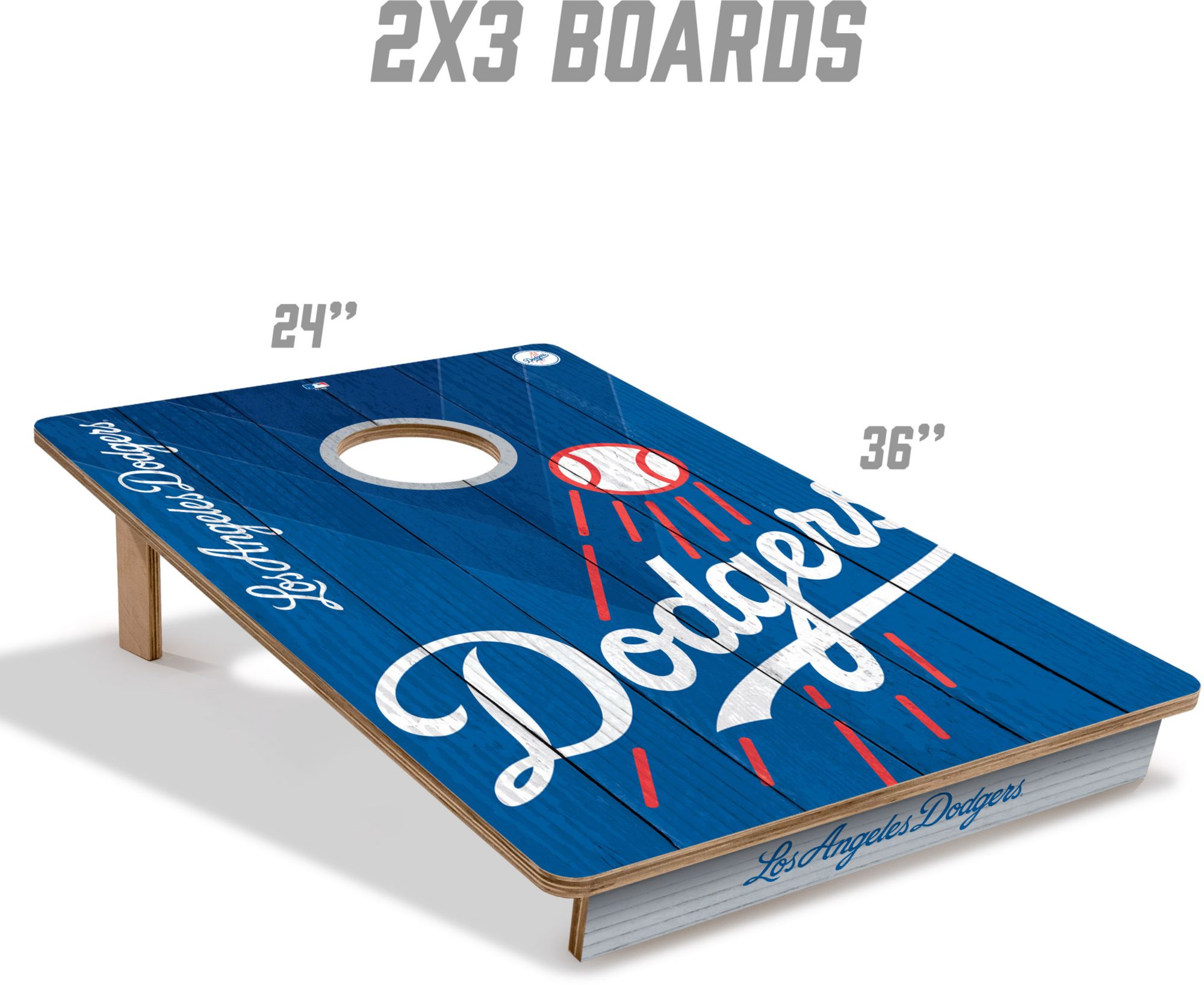 YouTheFan Los Angeles Dodgers 2' x 3' Cornhole Boards product image