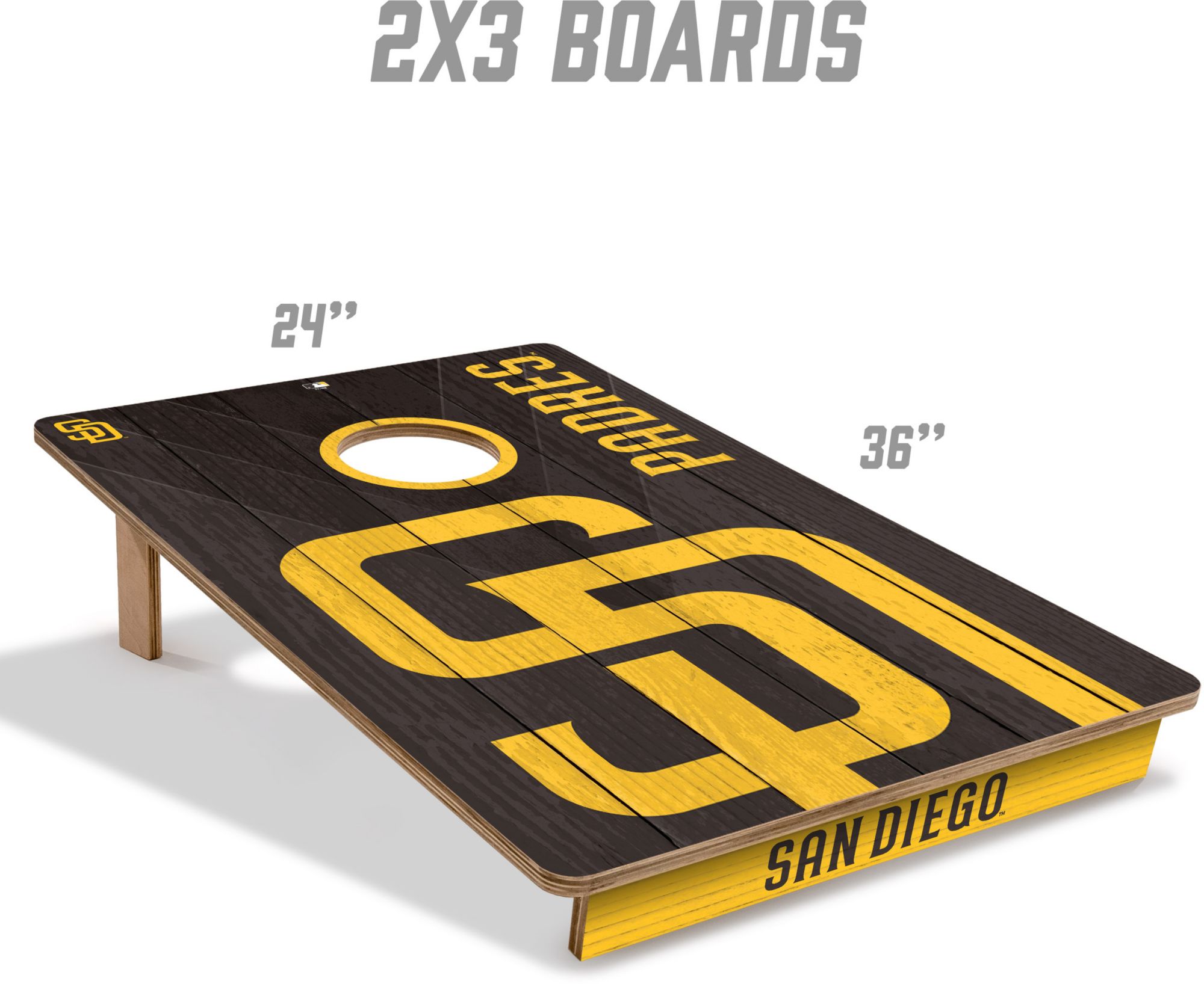 YouTheFan San Diego Padres 2' x 3' Cornhole Boards product image