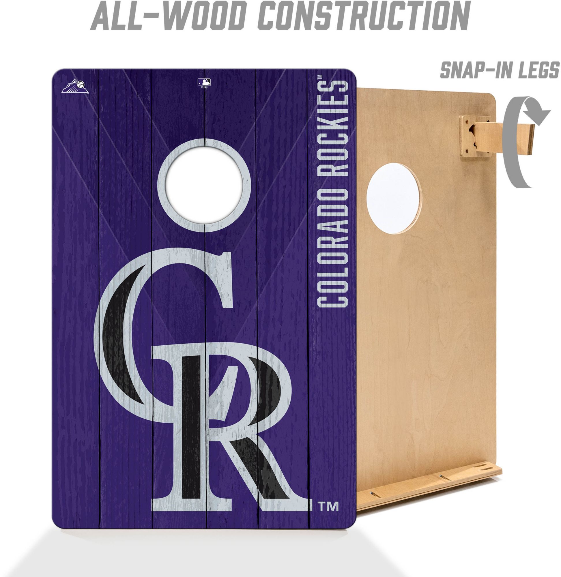 YouTheFan Colorado Rockies 2' x 3' Cornhole Boards product image