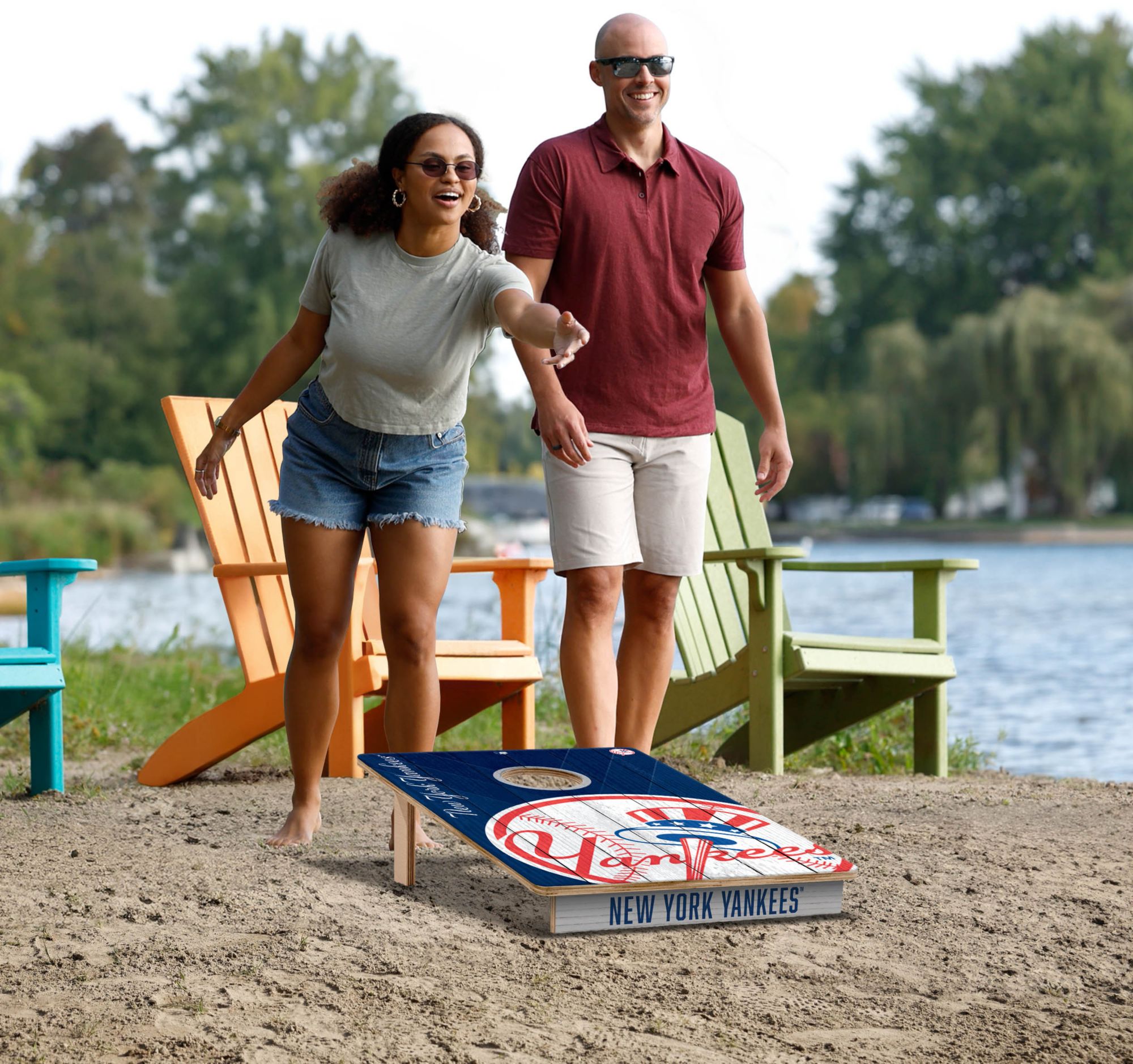 YouTheFan New York Yankees 2' x 3' Cornhole Boards product image