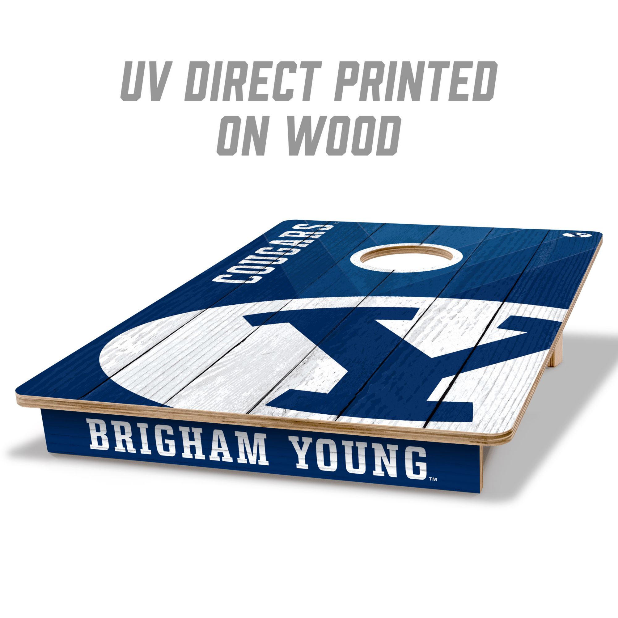 YouTheFan Brigham Young Cougars 2' x 3' Cornhole Boards product image