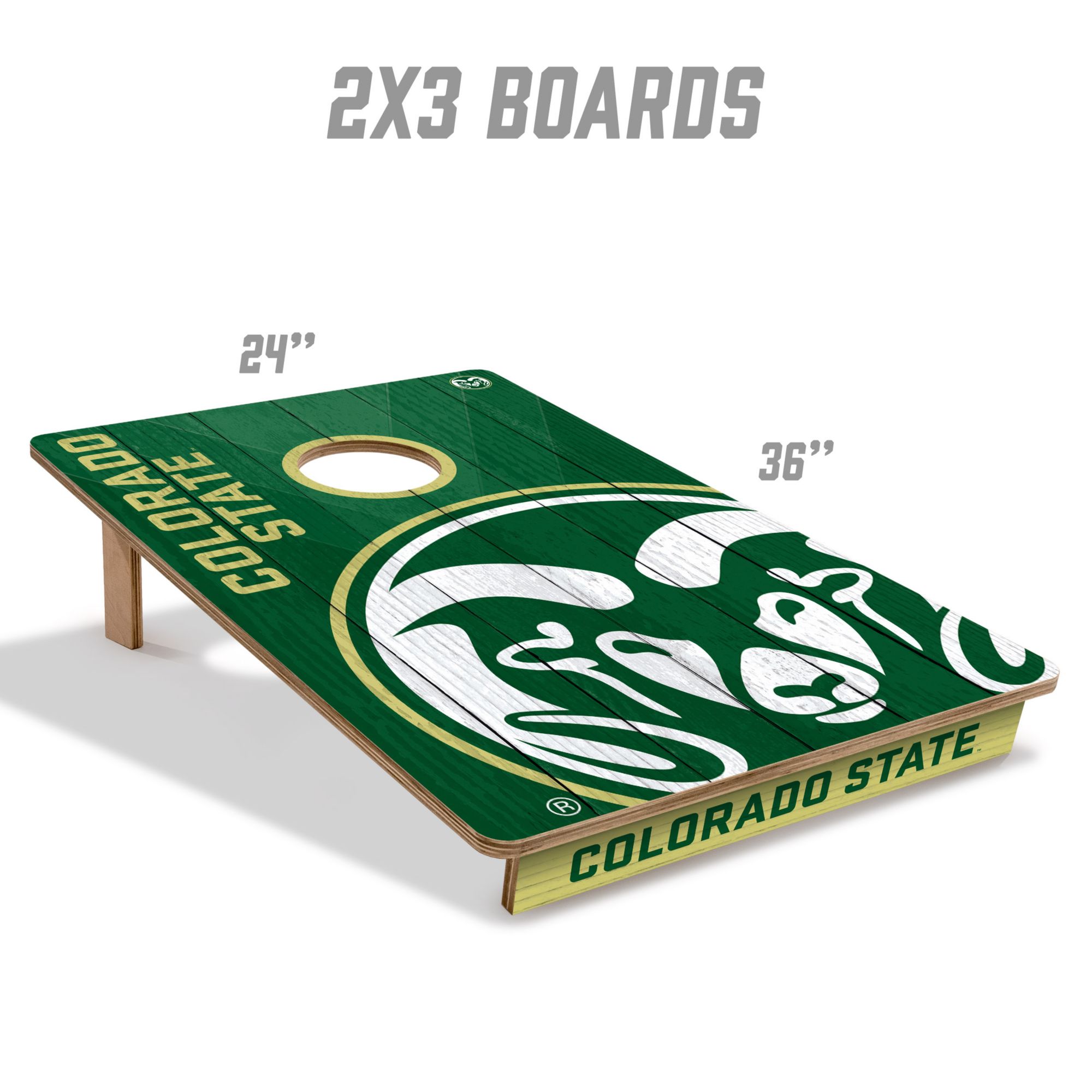 YouTheFan Colorado State Rams 2' x 3' Cornhole Boards product image