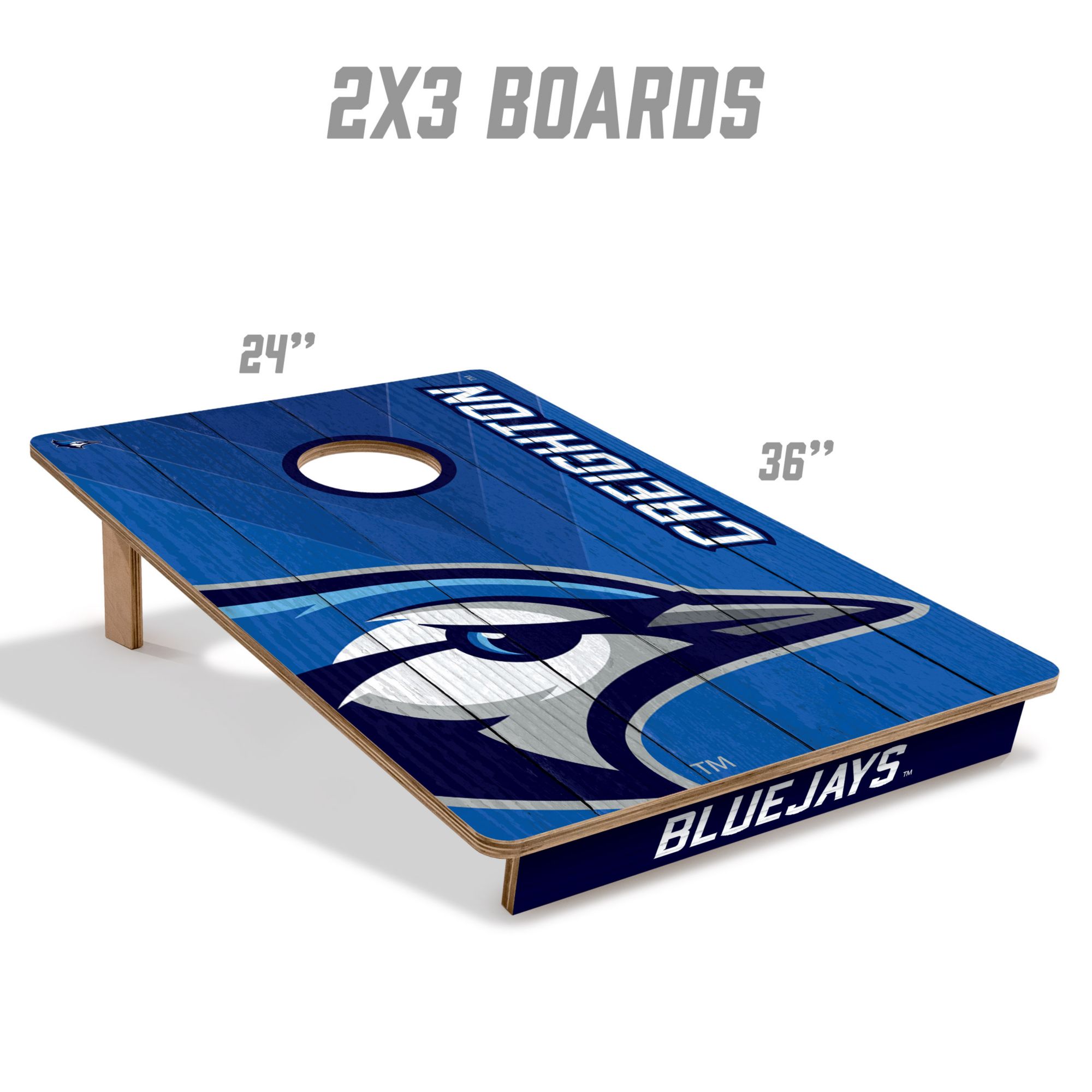 YouTheFan Creighton Bluejays 2' x 3' Cornhole Boards product image