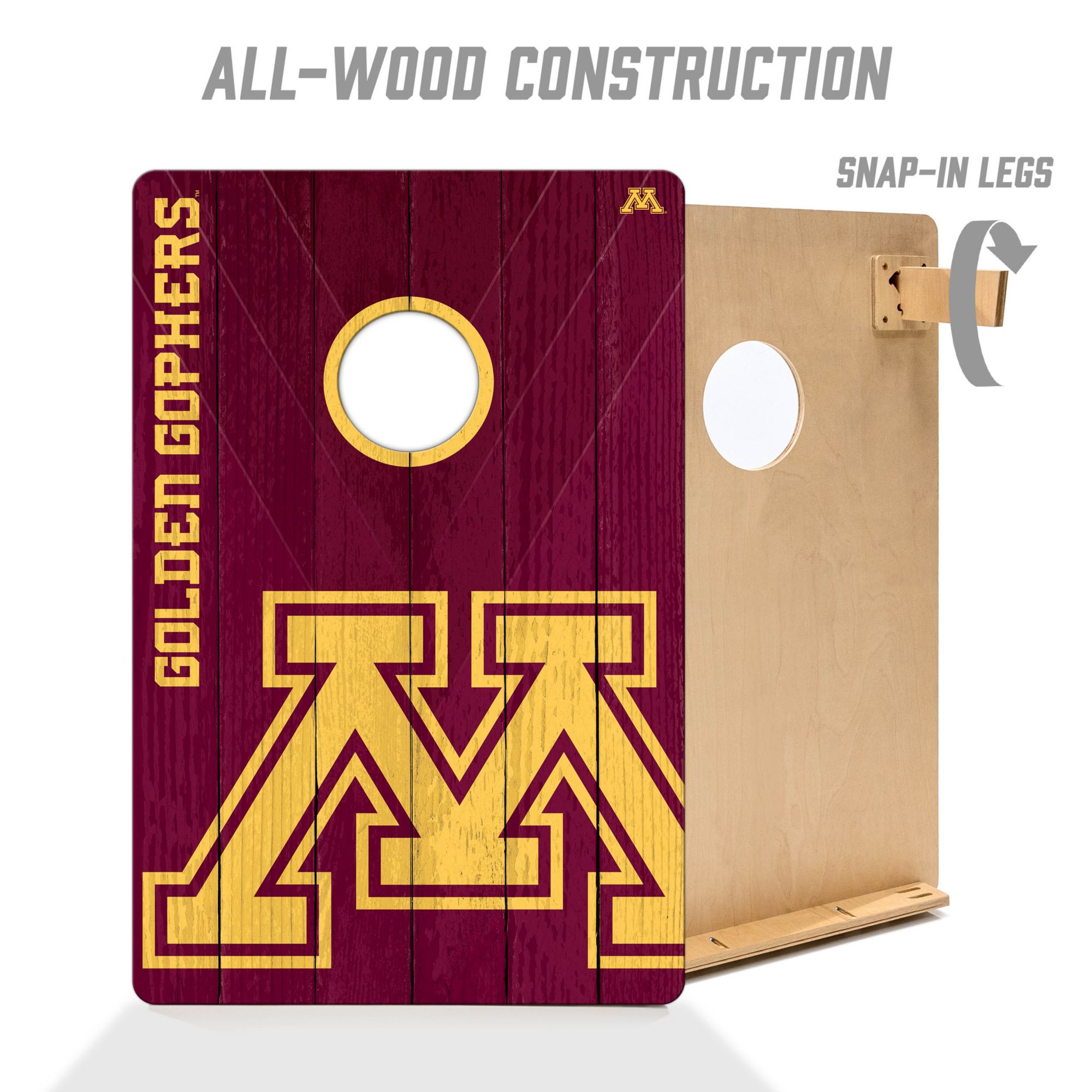 YouTheFan Minnesota Golden Gophers 2' x 3' Cornhole Boards product image
