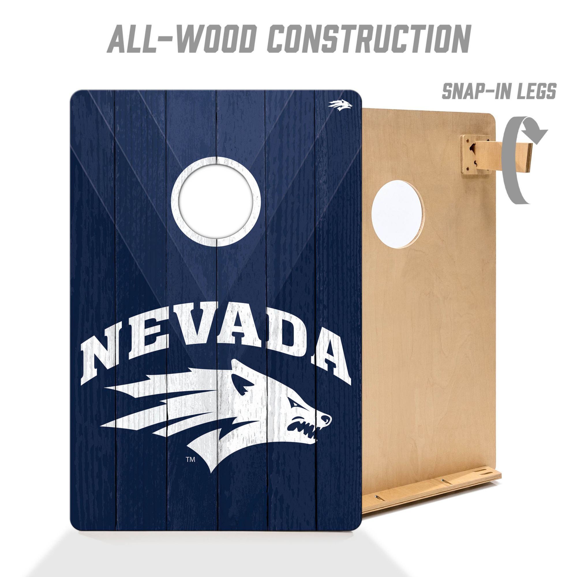 YouTheFan Nevada Wolf Pack 2' x 3' Cornhole Boards product image