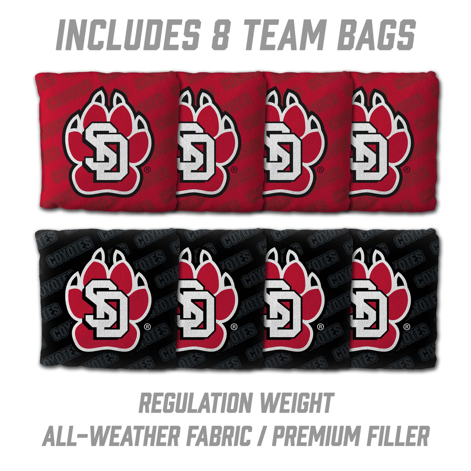 YouTheFan South Dakota Coyotes 2' x 3' Cornhole Boards product image