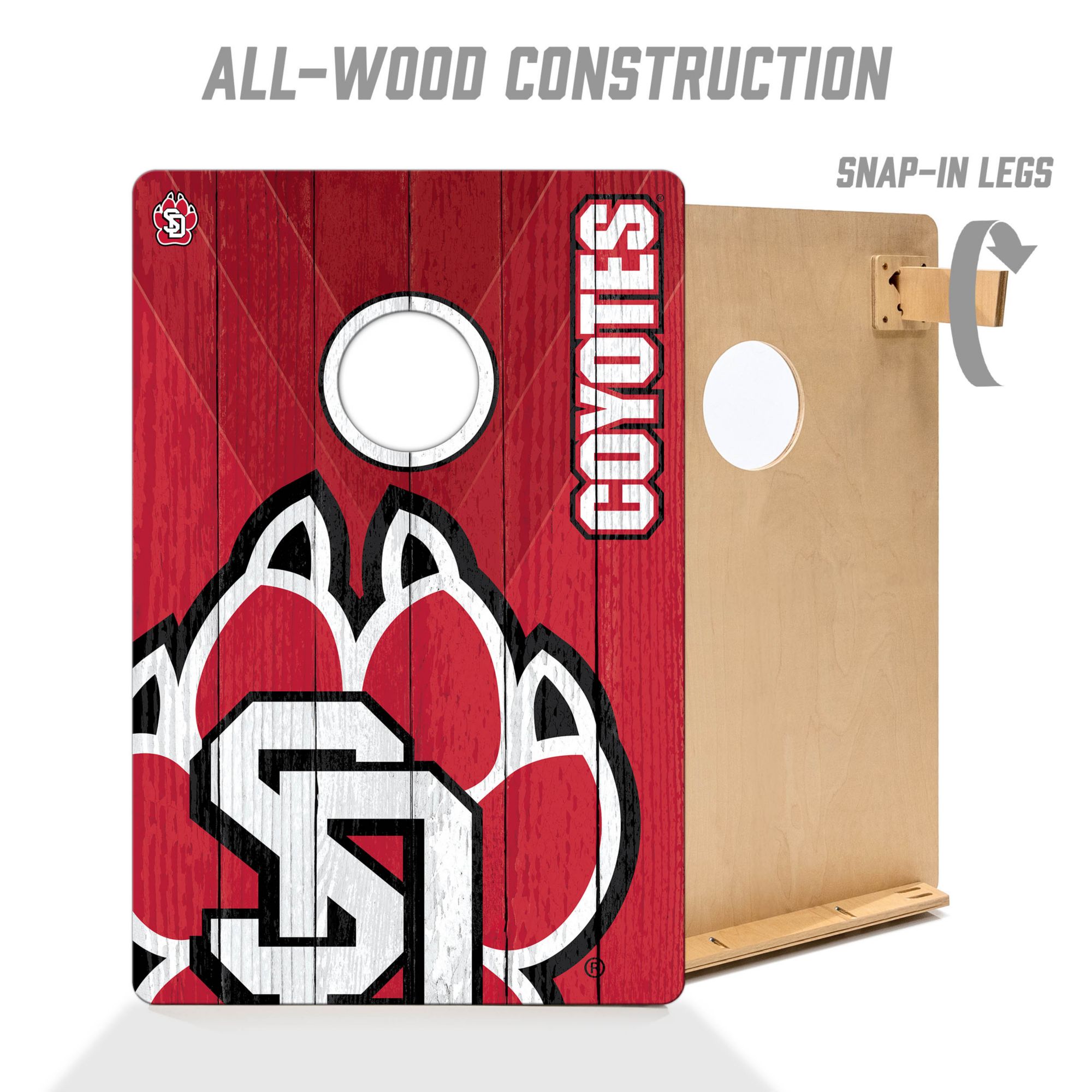 YouTheFan South Dakota Coyotes 2' x 3' Cornhole Boards product image