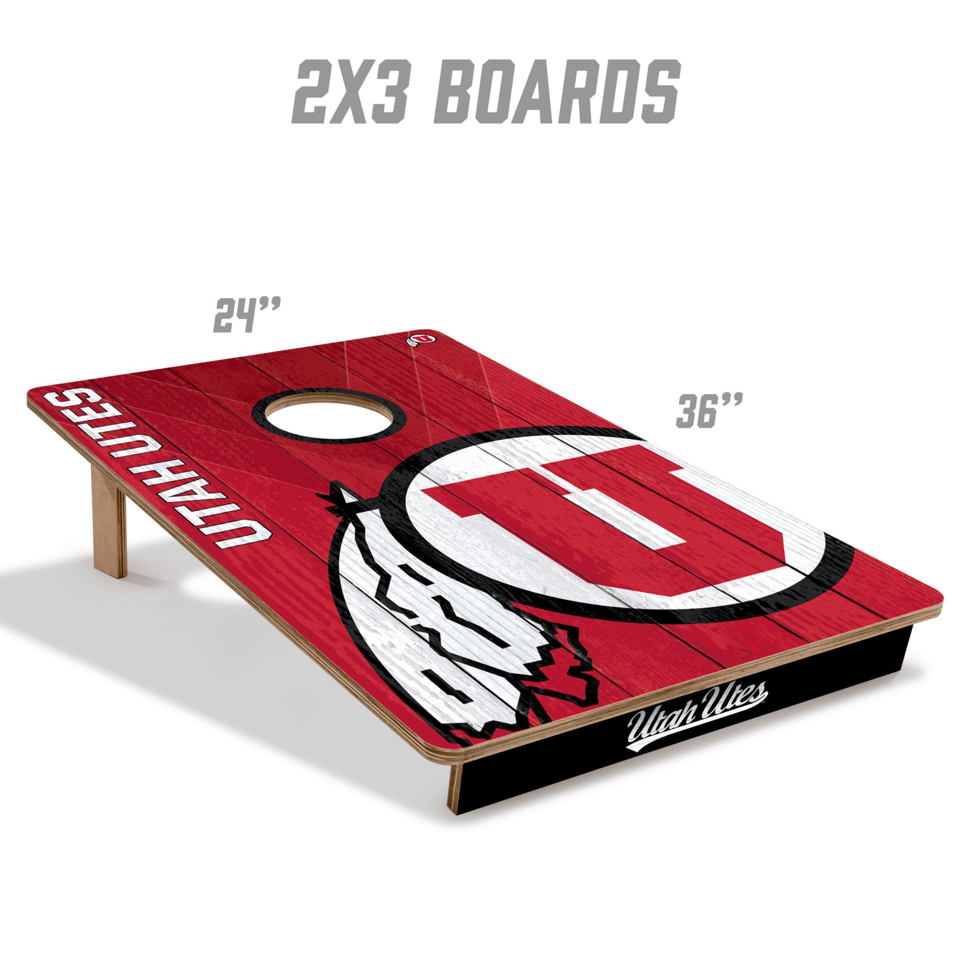 YouTheFan Utah Utes 2' x 3' Cornhole Boards product image