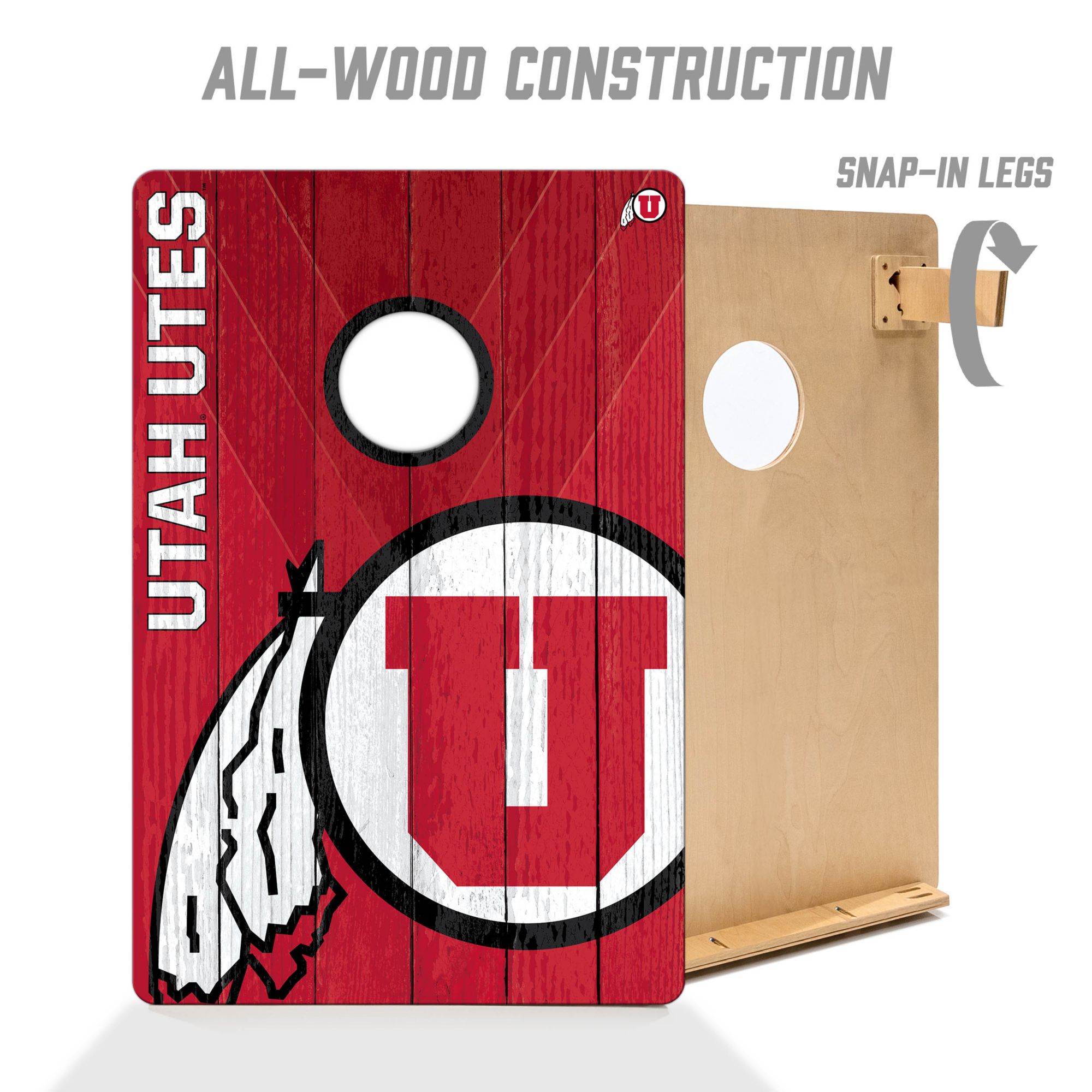 YouTheFan Utah Utes 2' x 3' Cornhole Boards product image
