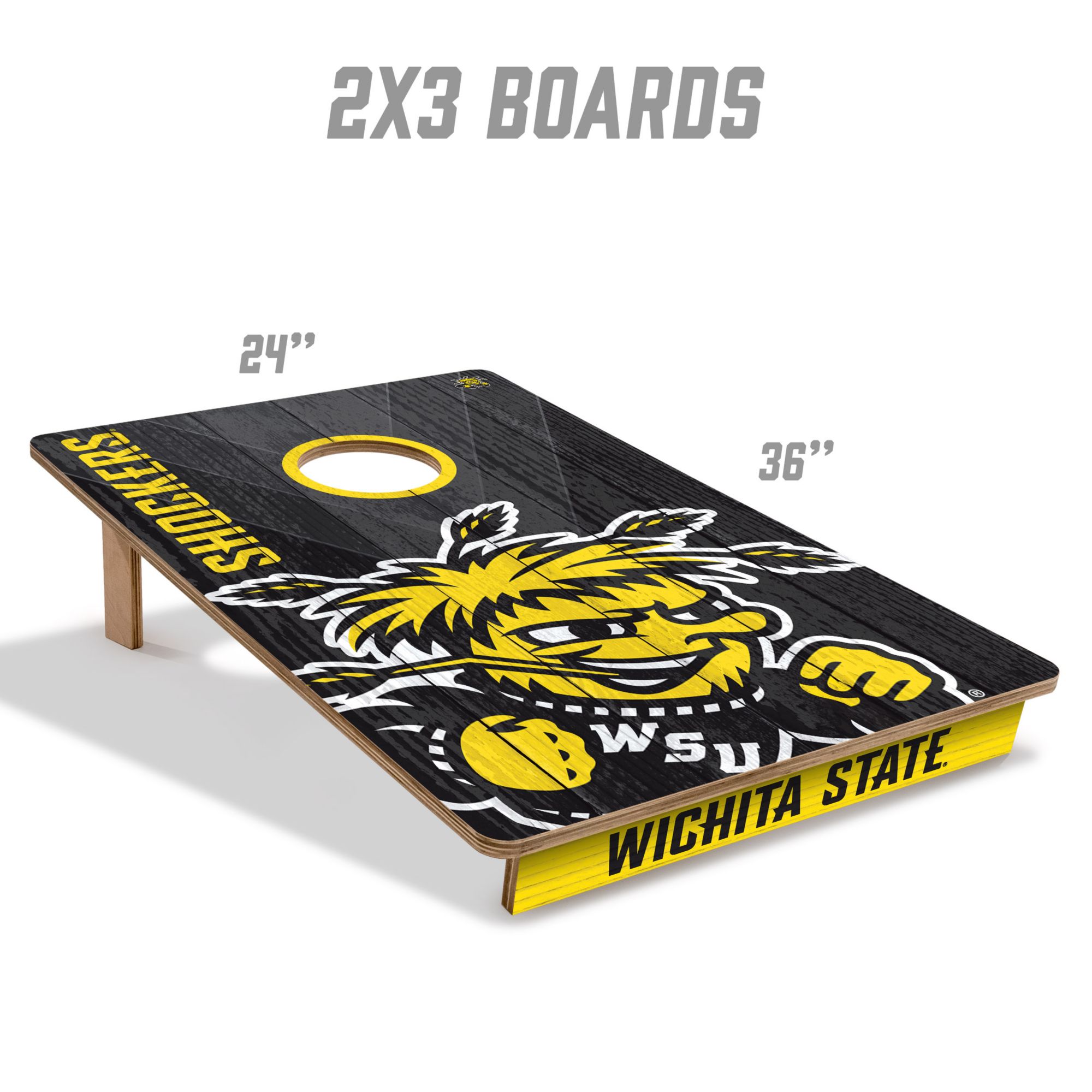 YouTheFan Wichita State Shockers 2' x 3' Cornhole Boards product image