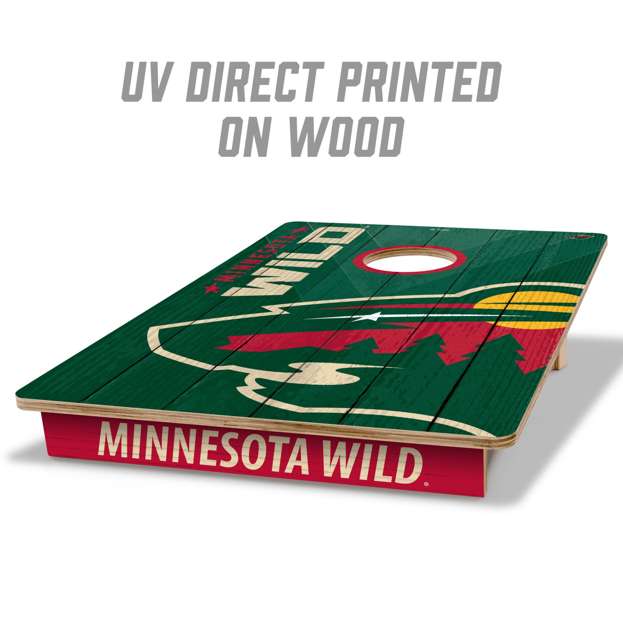 YouTheFan Minnesota Wild 2' x 3' Cornhole Boards product image