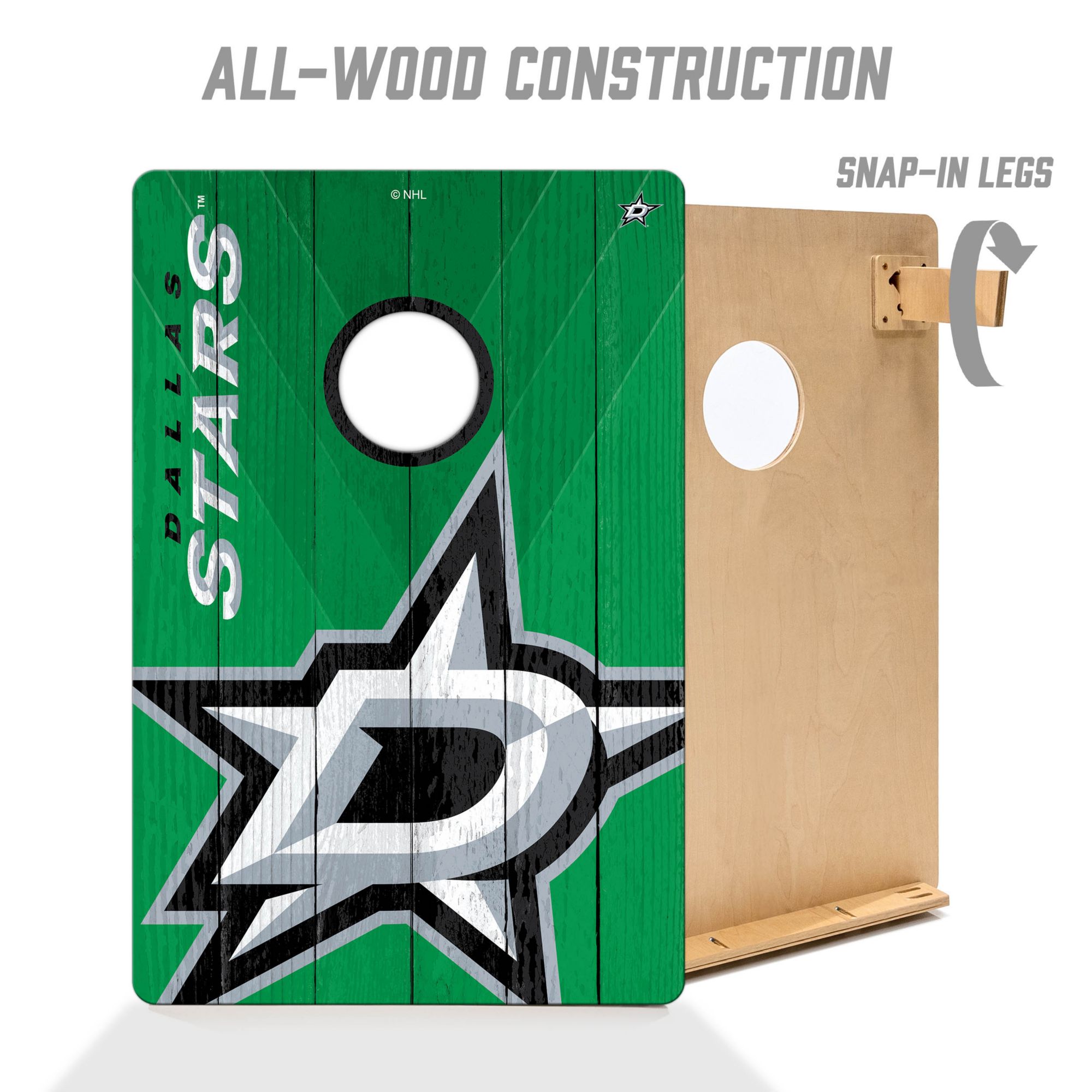 YouTheFan Dallas Stars 2' x 3' Cornhole Boards product image
