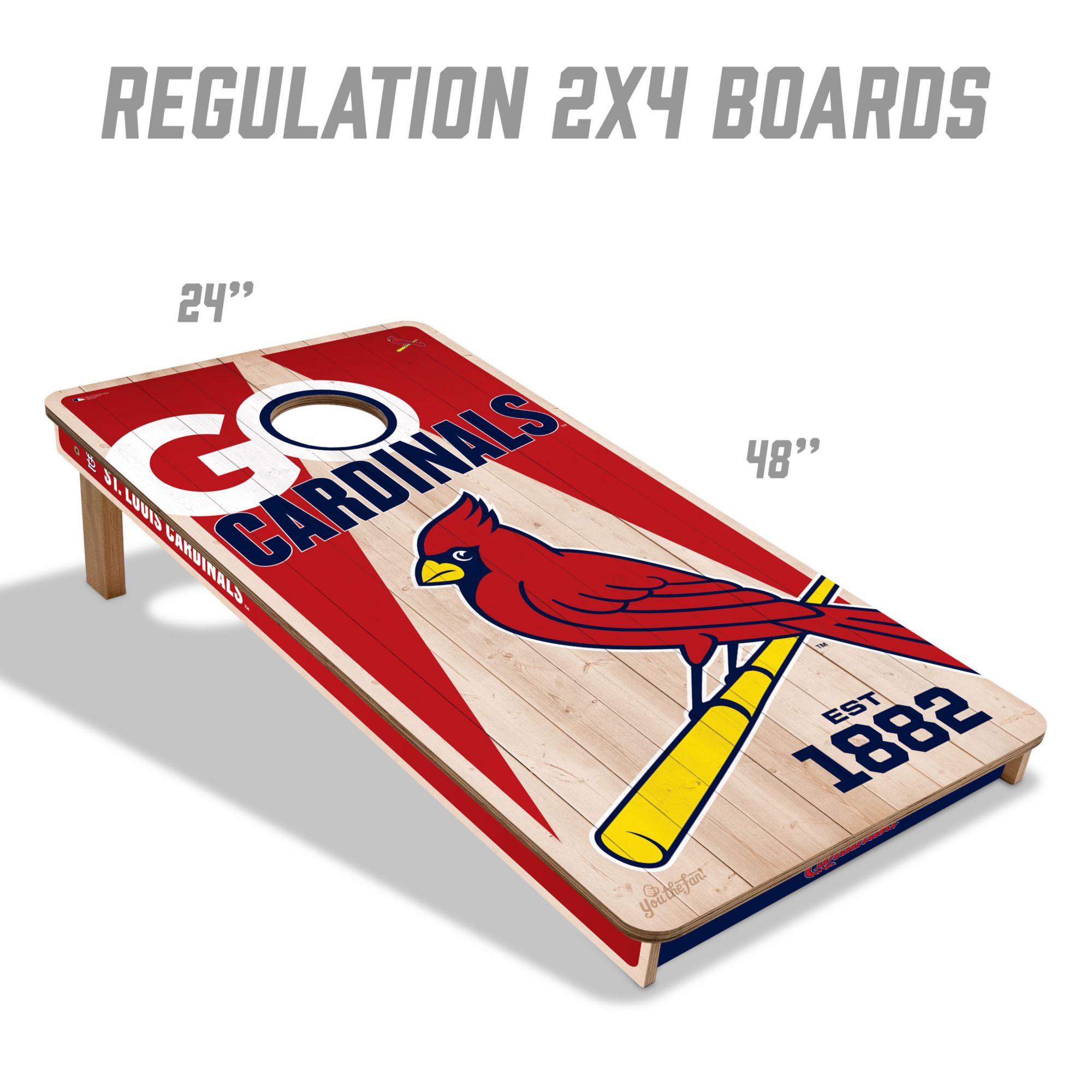 YouTheFan Toronto Blue Jays 2' x 4' Cornhole Boards product image