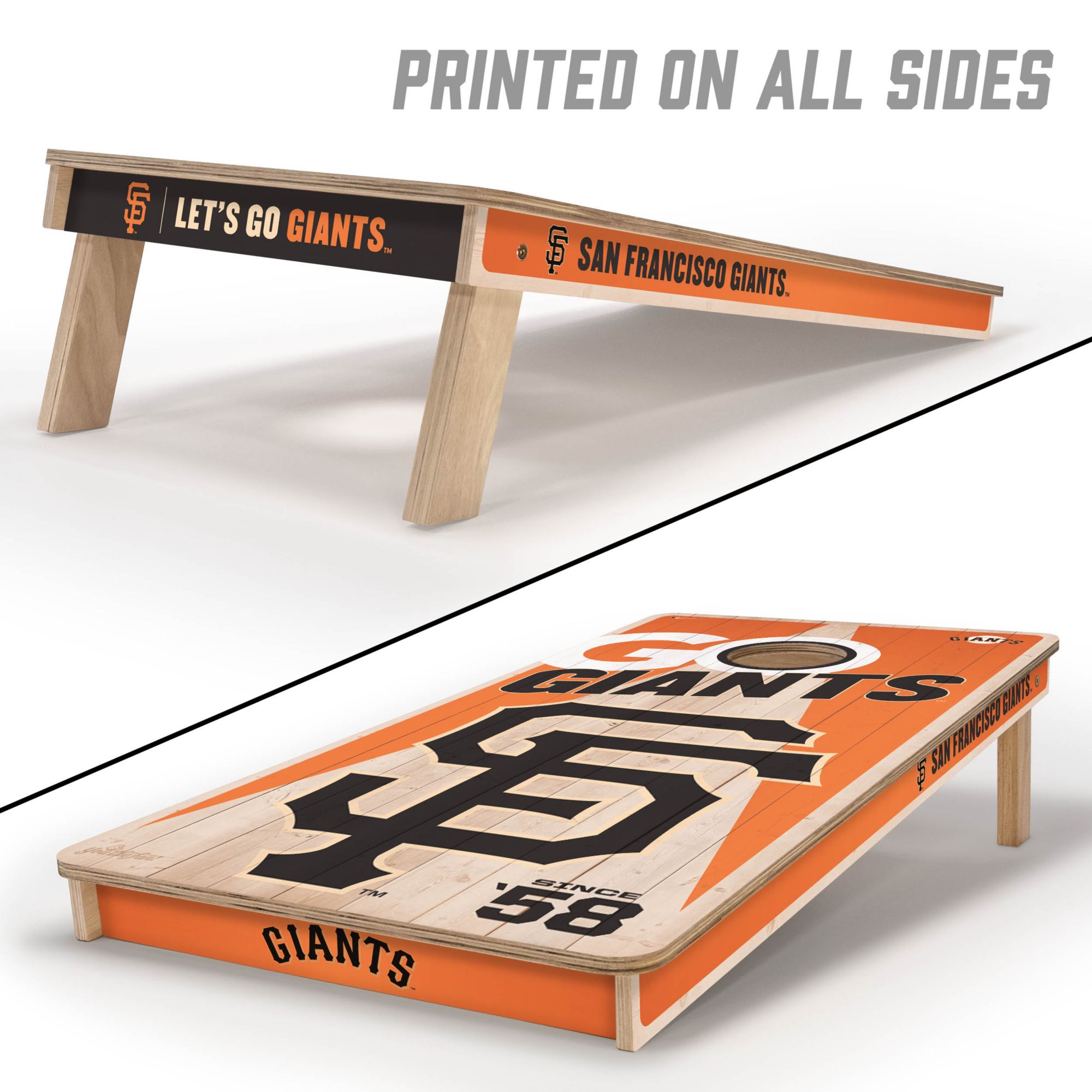 YouTheFan San Francisco Giants 2' x 4' Cornhole Boards product image