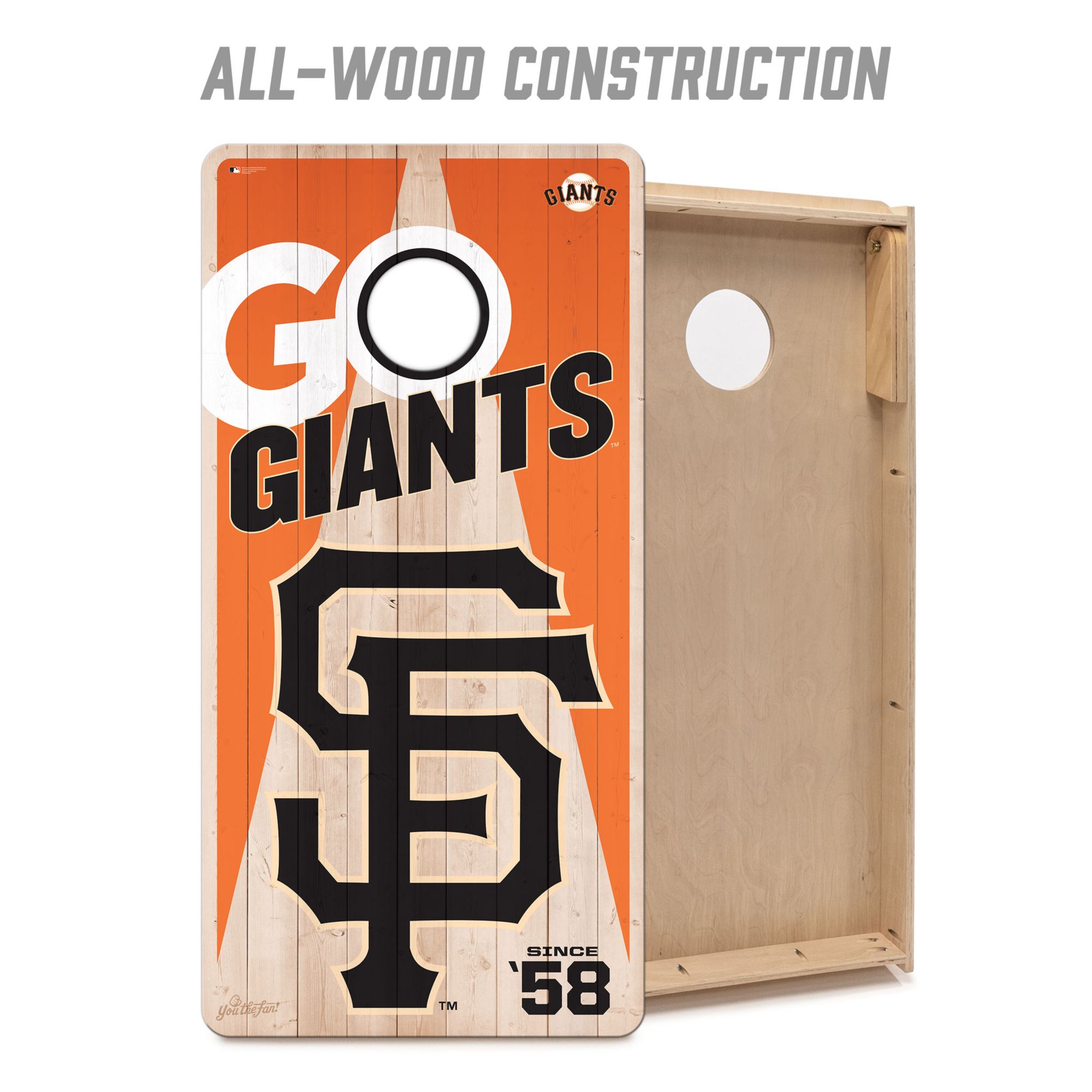 YouTheFan San Francisco Giants 2' x 4' Cornhole Boards product image