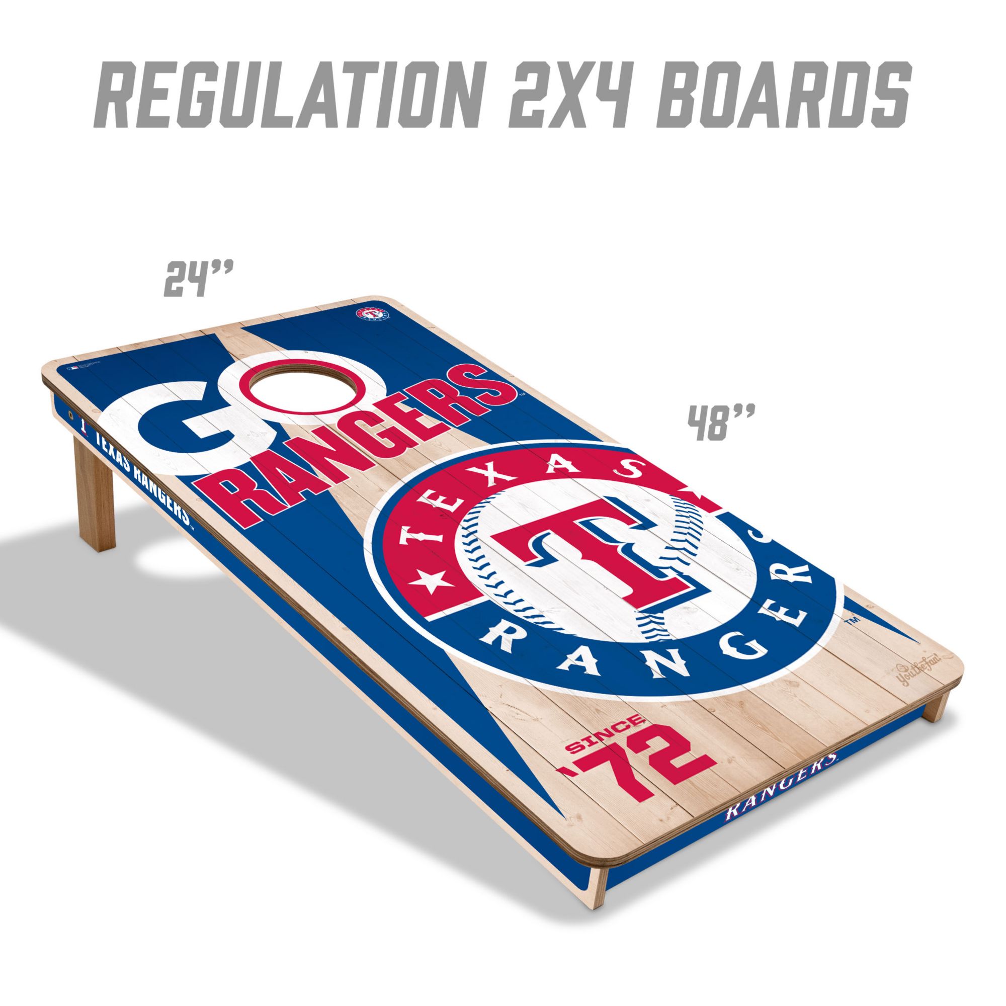 YouTheFan Minnesota Twins 2' x 4' Cornhole Boards product image