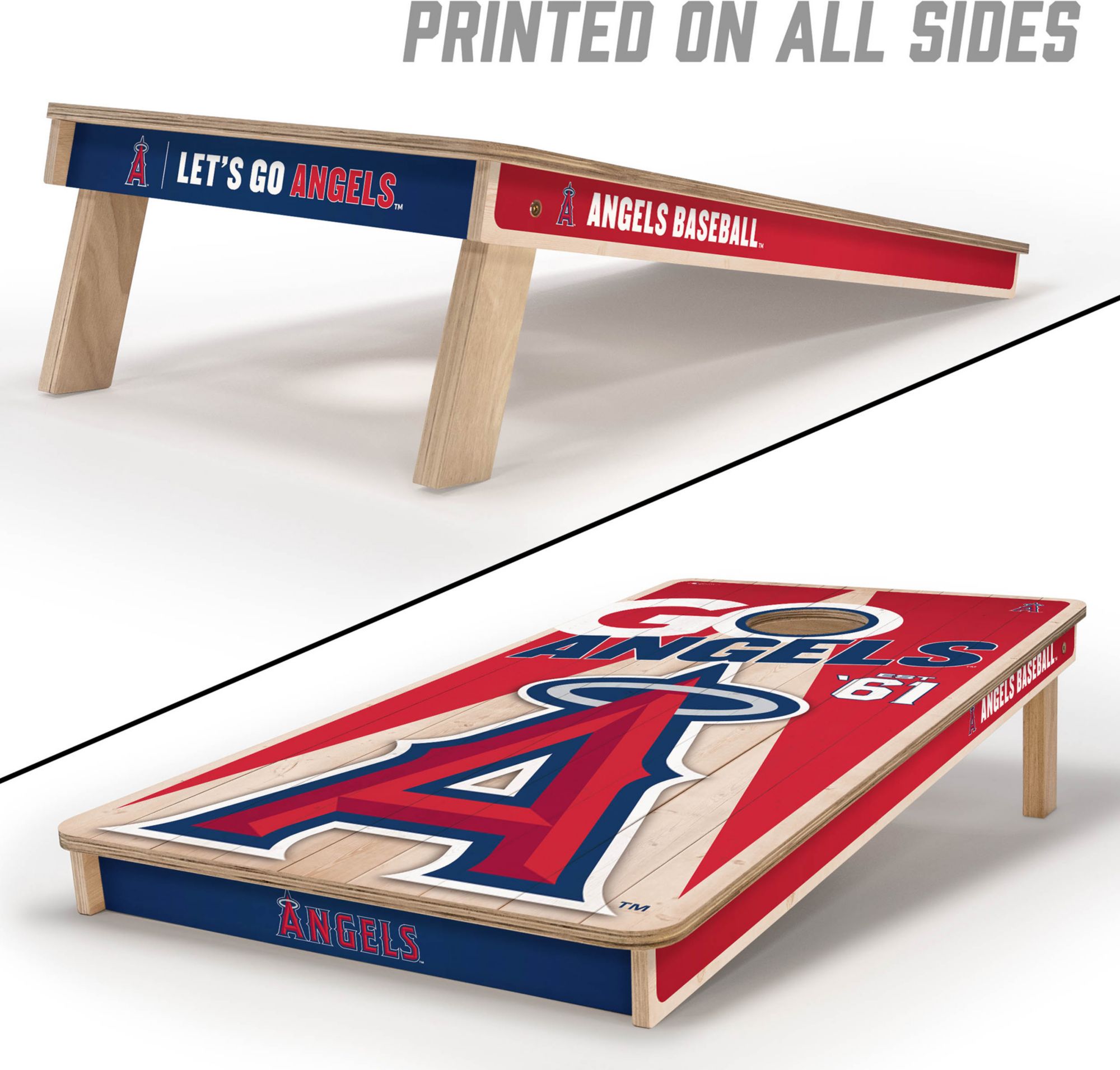 YouTheFan Los Angeles Angels 2' x 4' Cornhole Boards product image