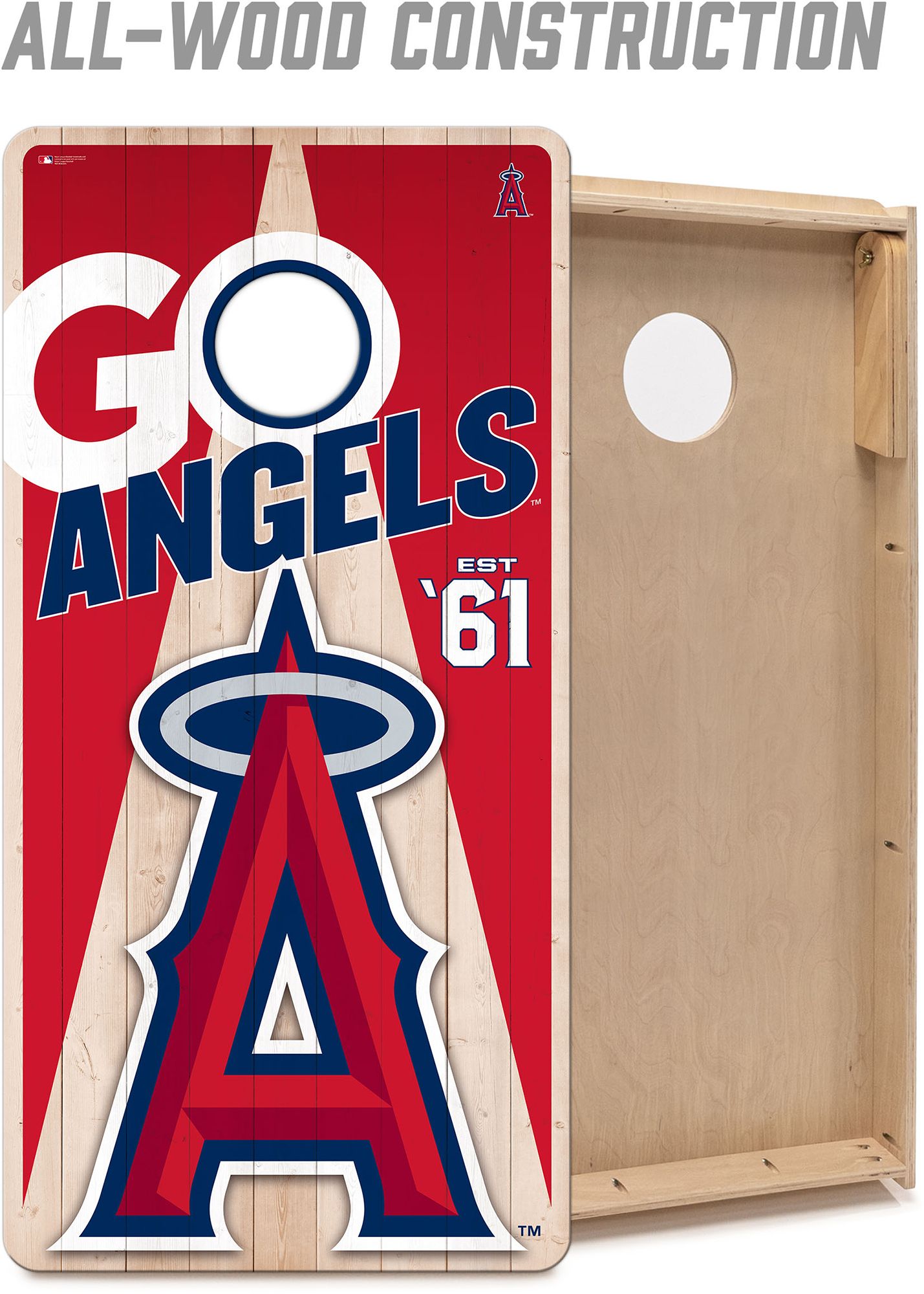 YouTheFan Los Angeles Angels 2' x 4' Cornhole Boards product image