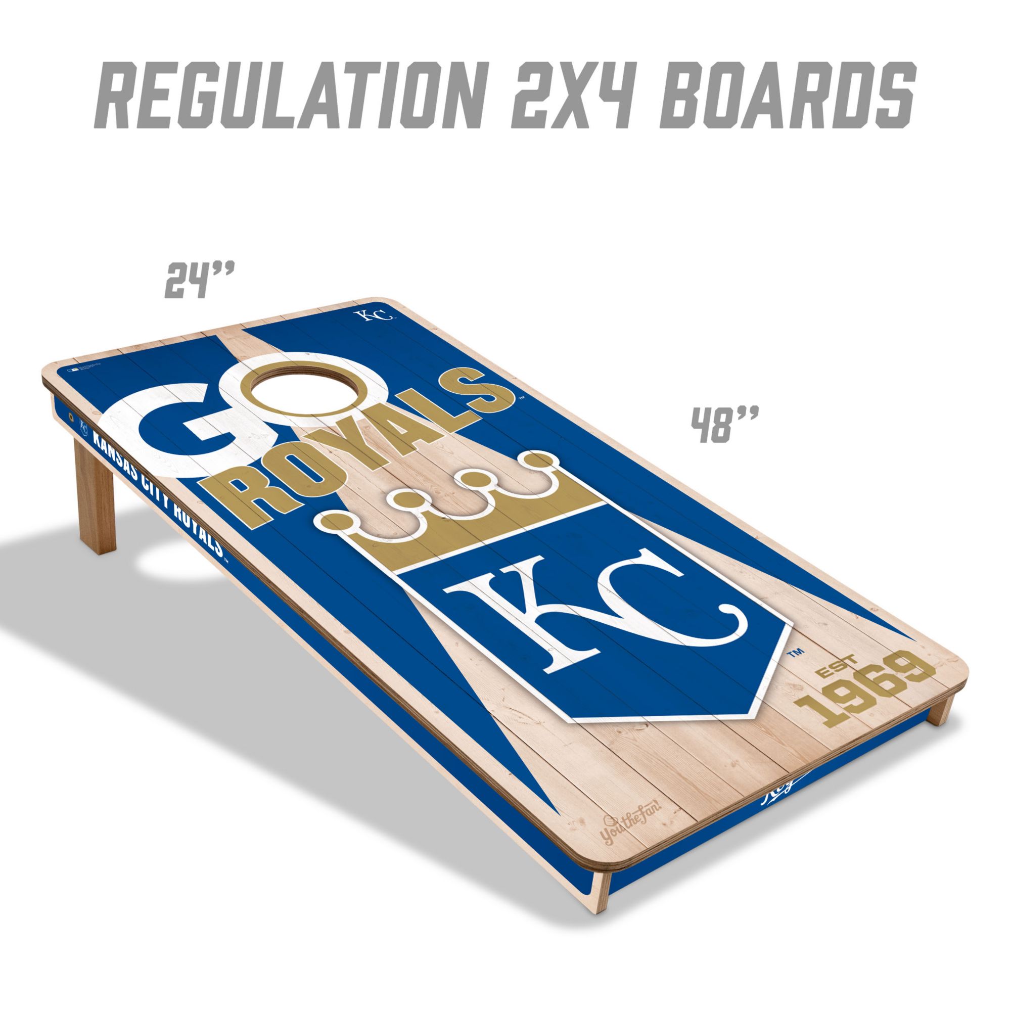 YouTheFan Pittsburgh Pirates 2' x 4' Cornhole Boards product image