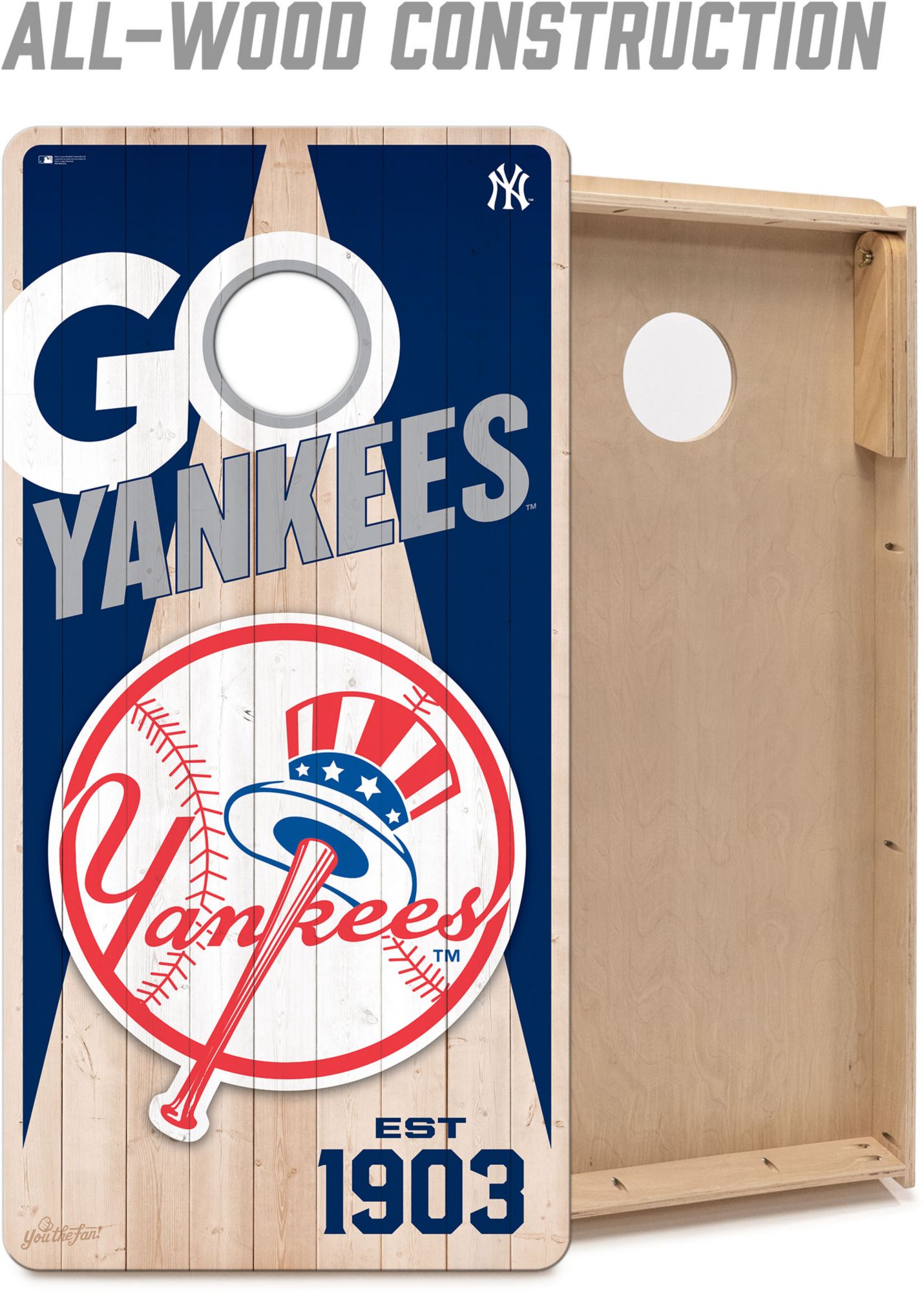 YouTheFan New York Yankees 2' x 4' Cornhole Boards product image