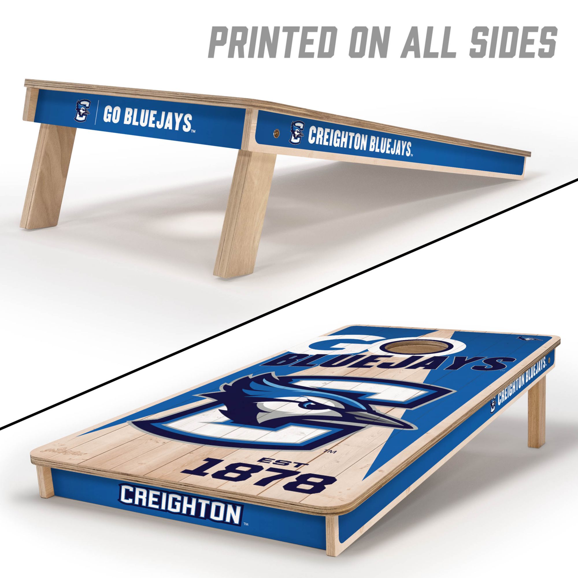 YouTheFan Creighton Bluejays 2' x 4' Cornhole Boards product image