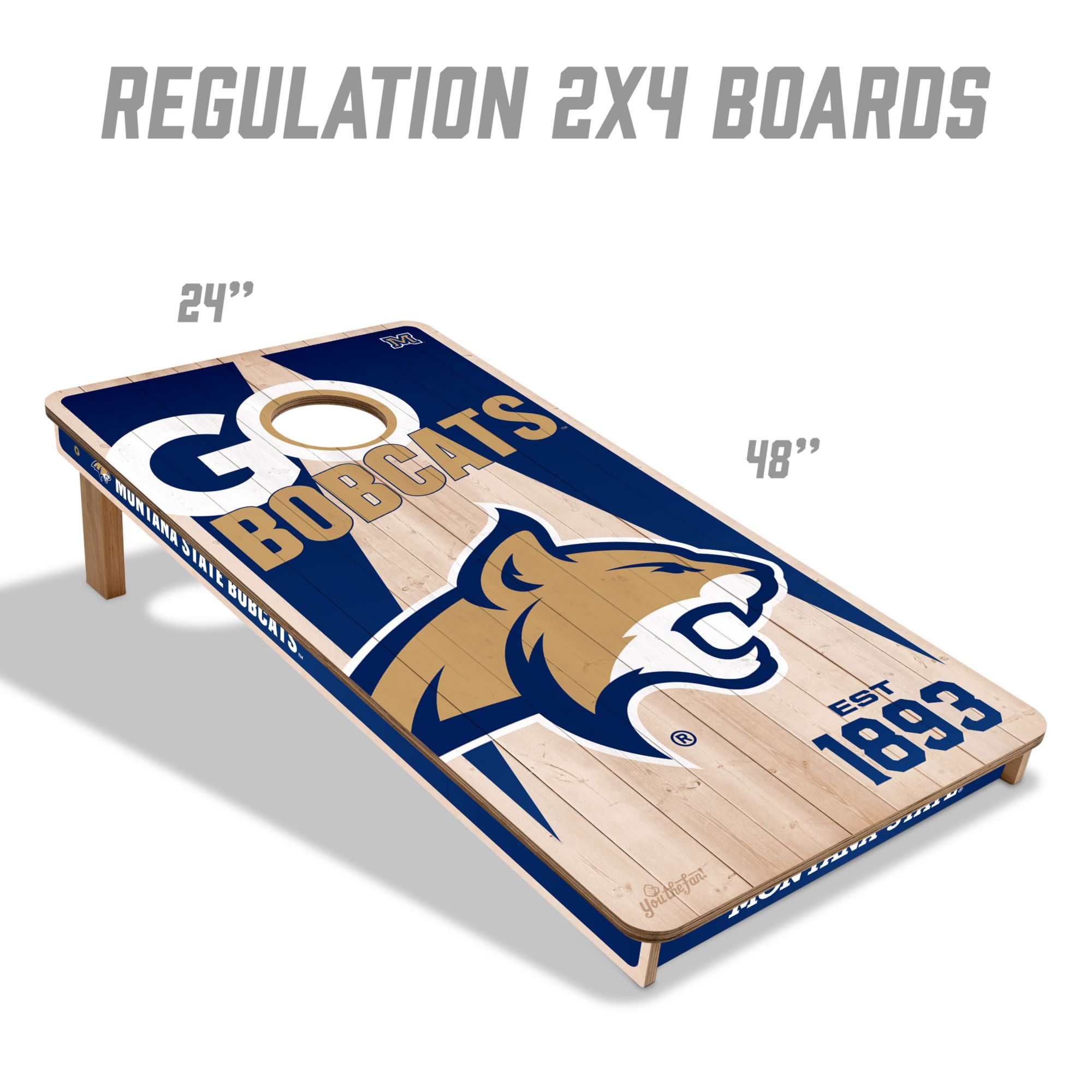 YouTheFan Montana State Bobcats 2' x 4' Cornhole Boards product image