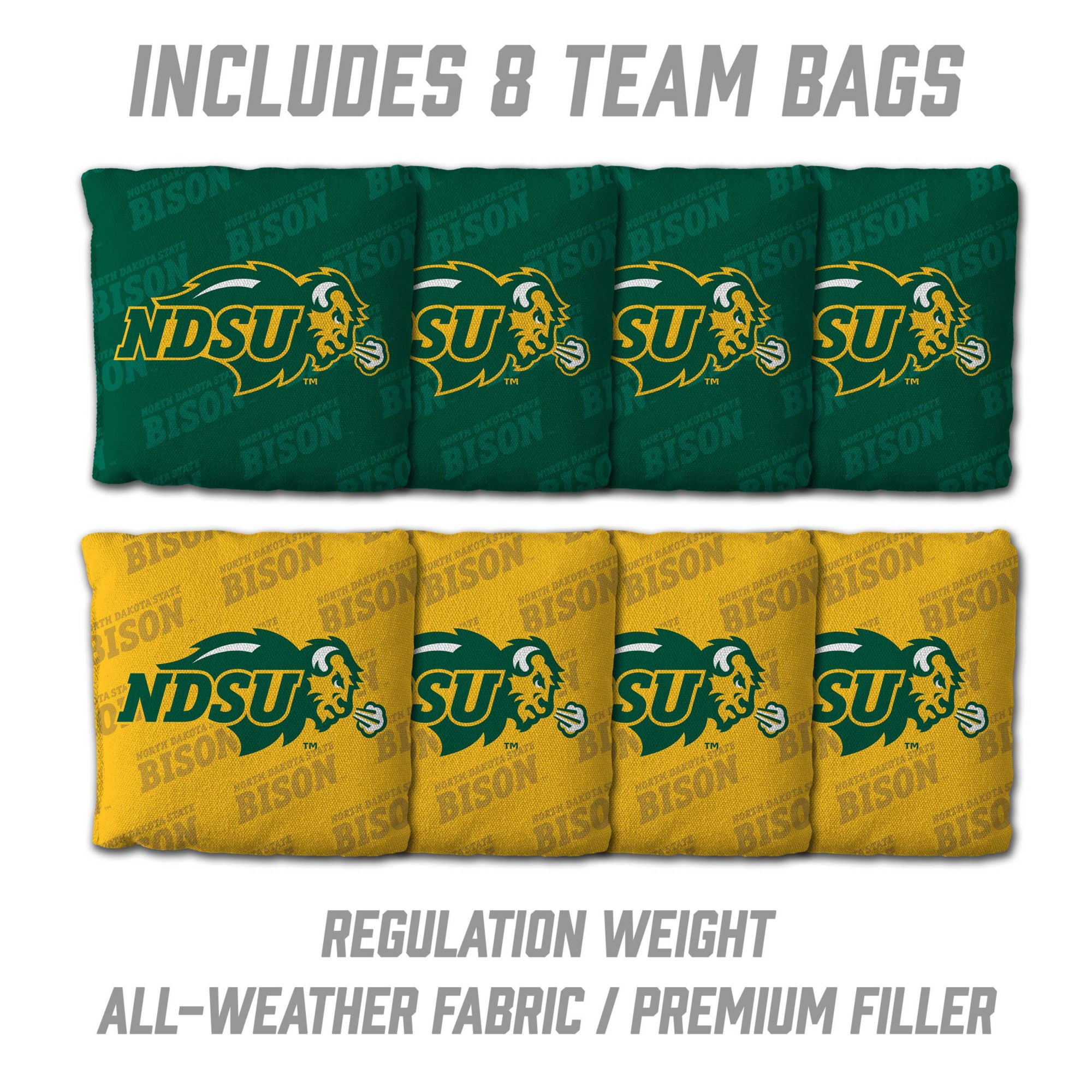 YouTheFan North Dakota State Bison 2' x 4' Cornhole Boards product image