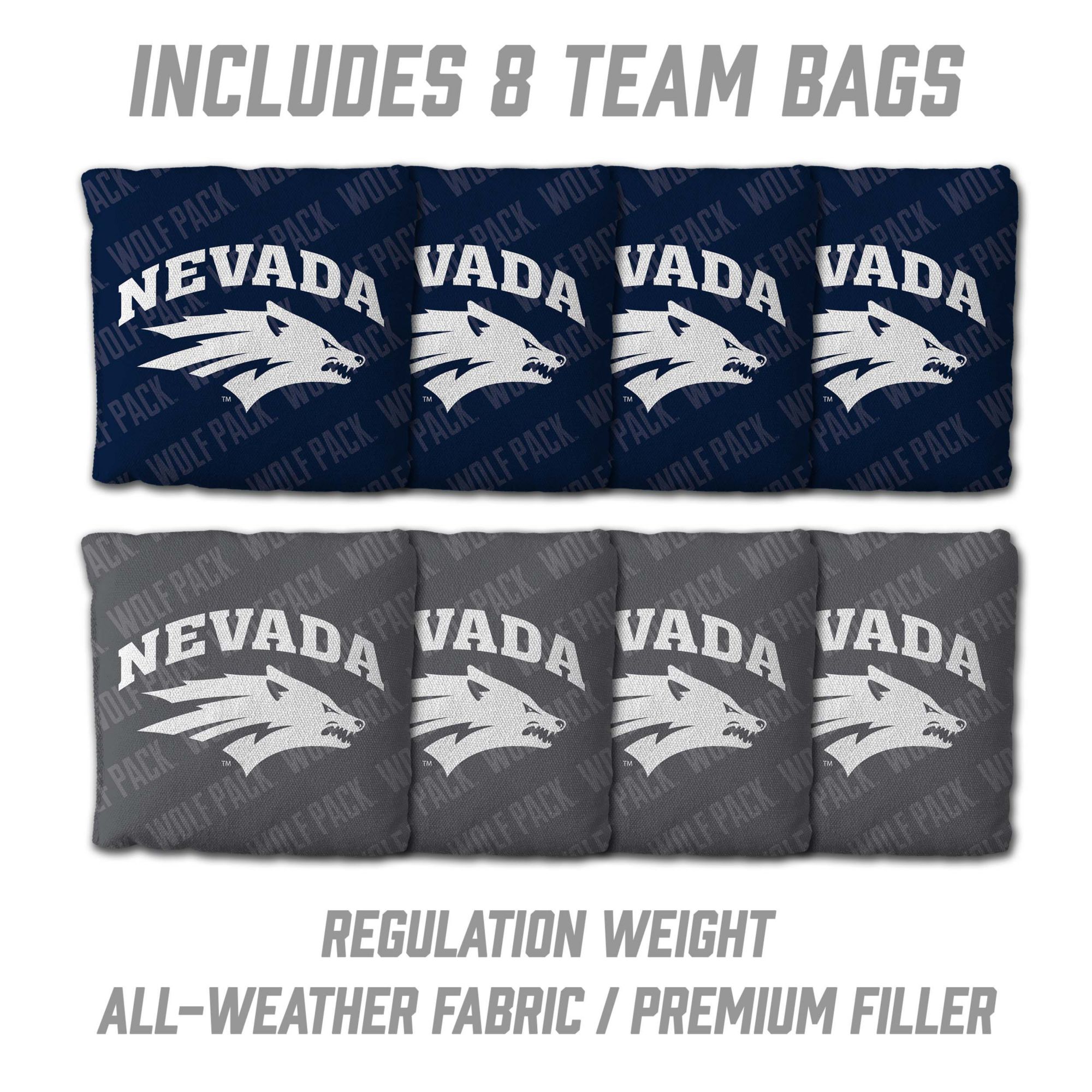 YouTheFan Nevada Wolf Pack 2' x 4' Cornhole Boards product image