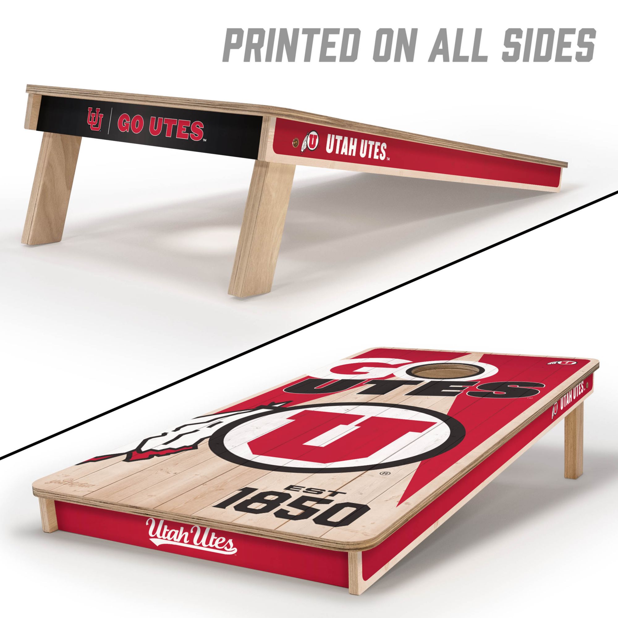 YouTheFan Utah Utes 2' x 4' Cornhole Boards product image