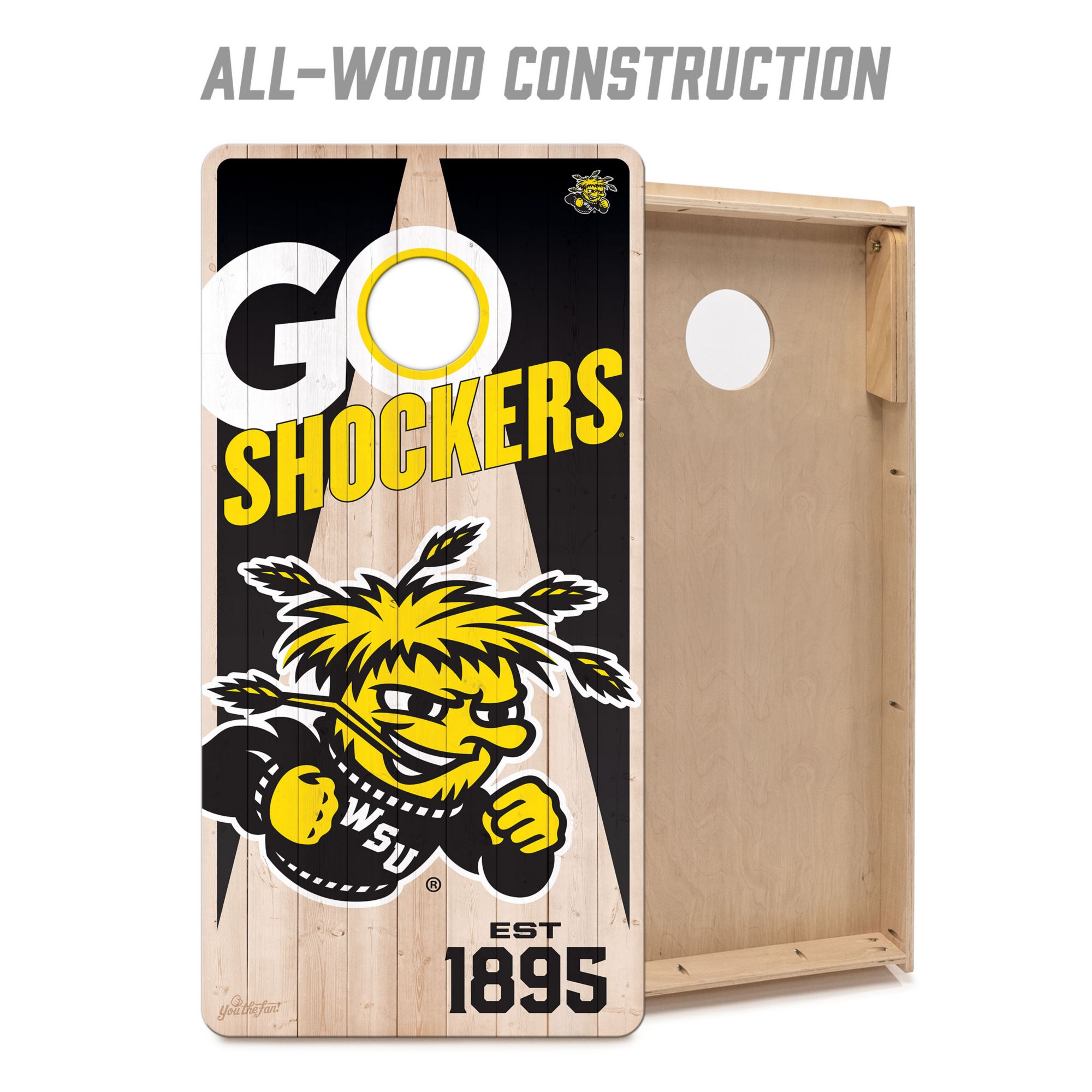 YouTheFan Wichita State Shockers 2' x 4' Cornhole Boards product image