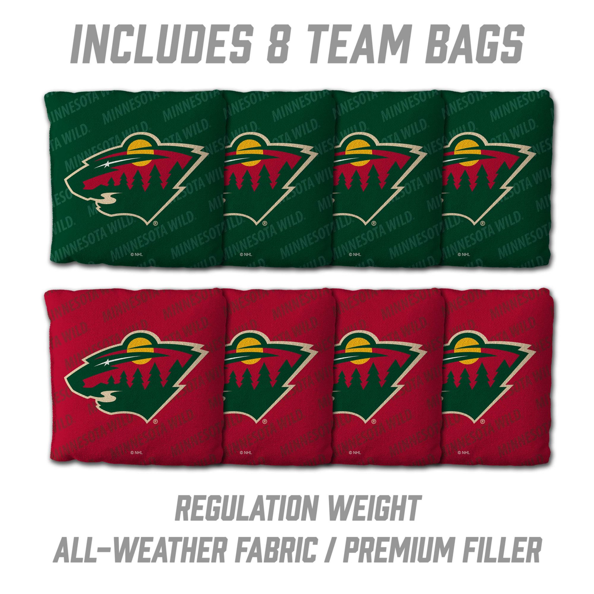 YouTheFan Minnesota Wild 2' x 4' Cornhole Boards product image