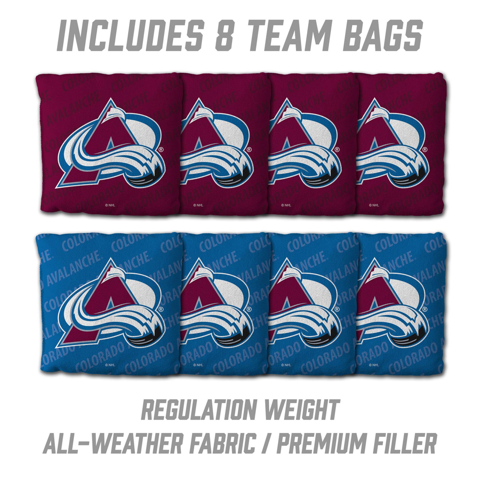 YouTheFan Colorado Avalanche 2' x 4' Cornhole Boards product image