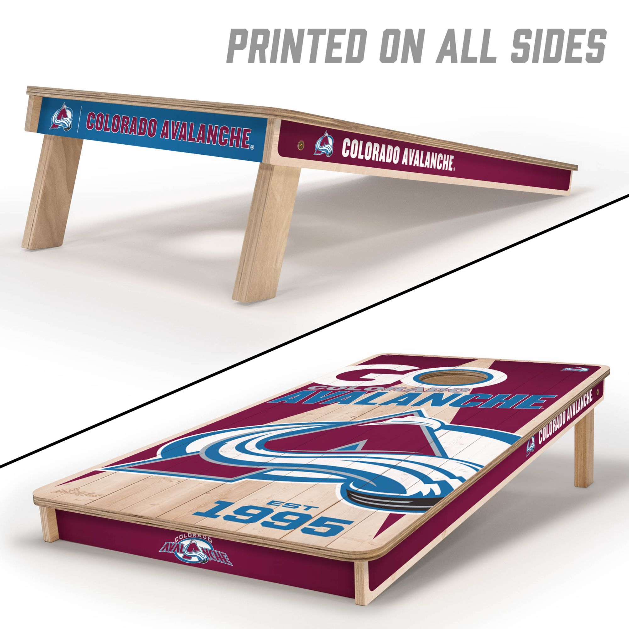 YouTheFan Colorado Avalanche 2' x 4' Cornhole Boards product image